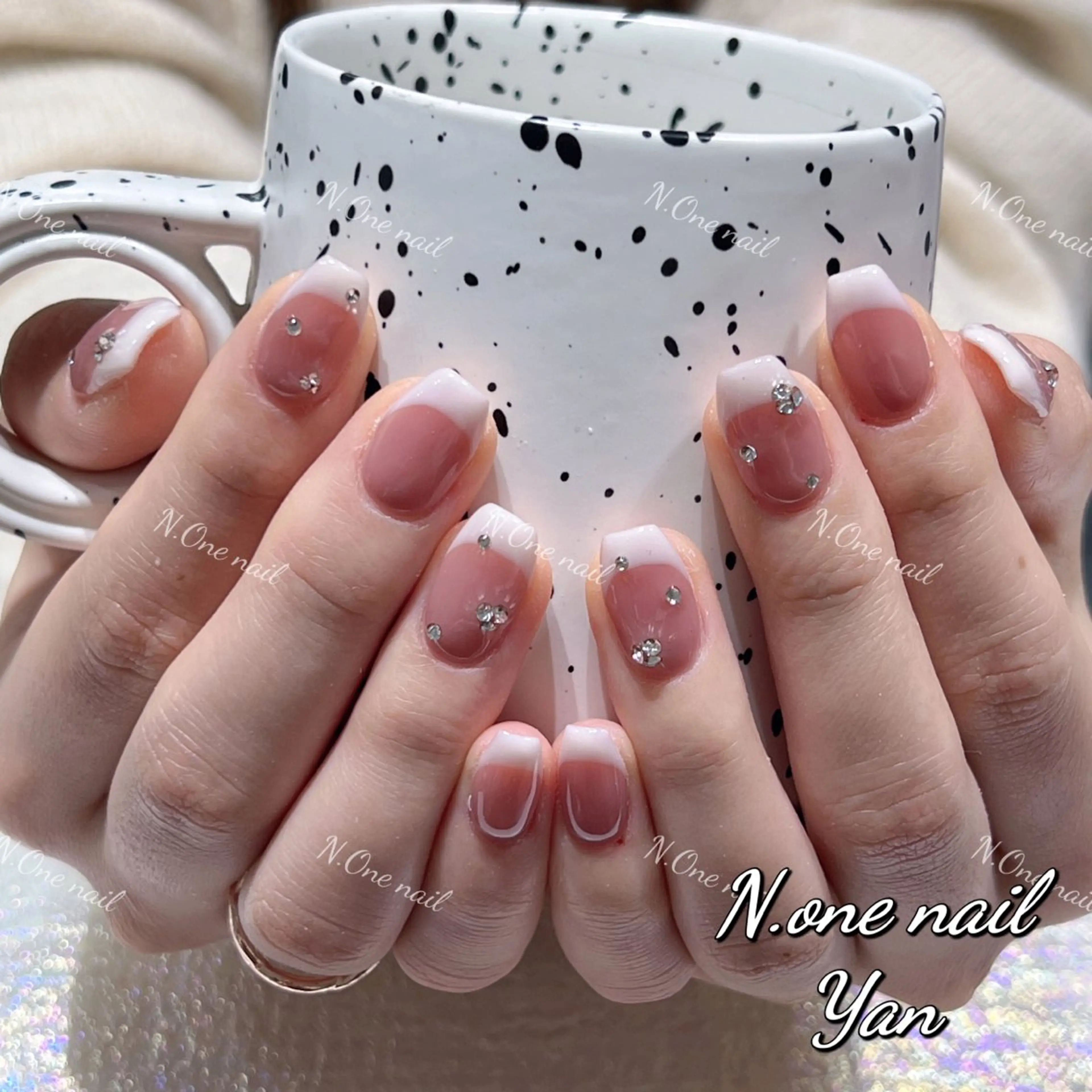 ネイル 長いだし/スカルプ/ パラシェルN.oneのネイルデザイン