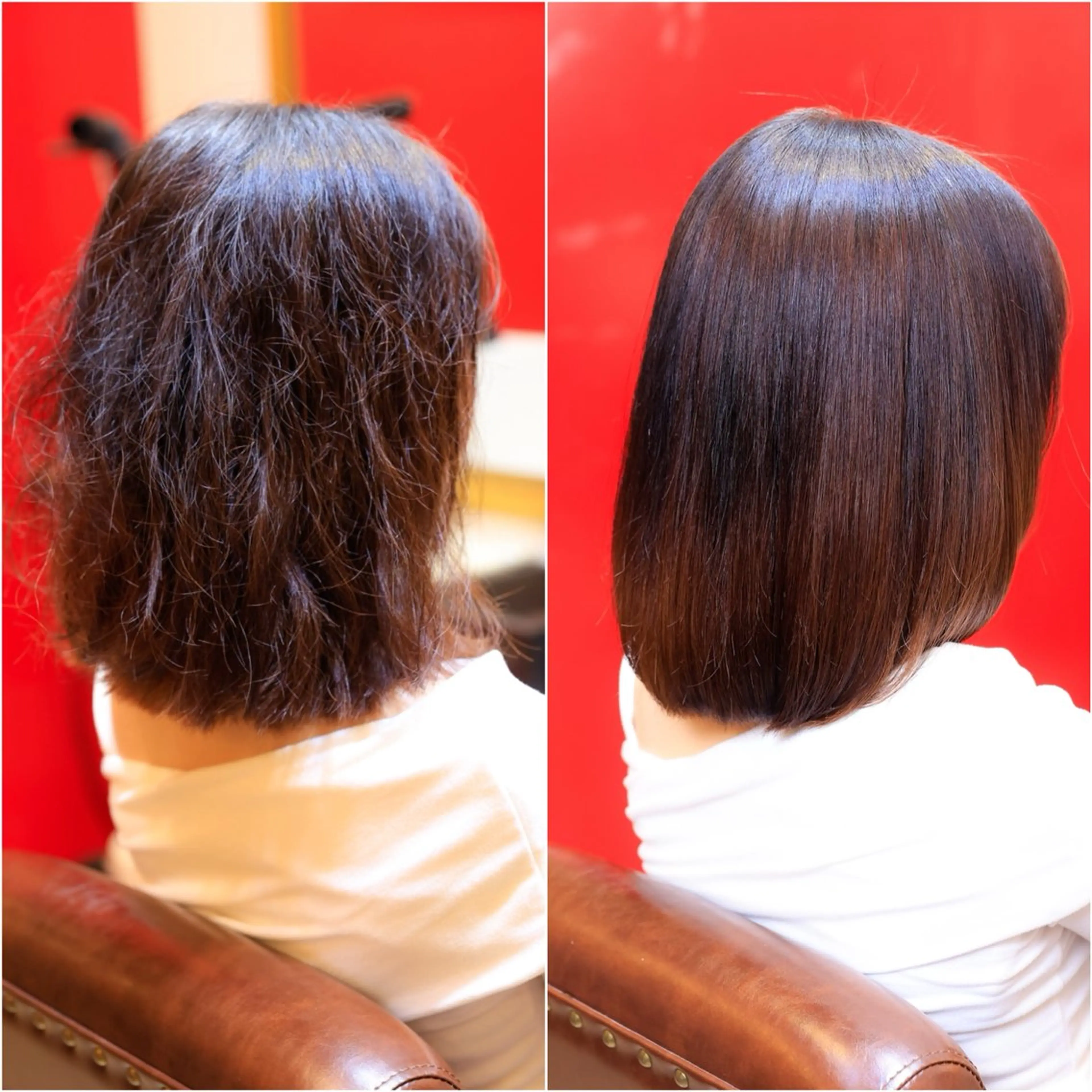 ミディアム 髪質改善 トリートメント 頭皮ケア&髪質改善 美容室Atomのヘアスタイル