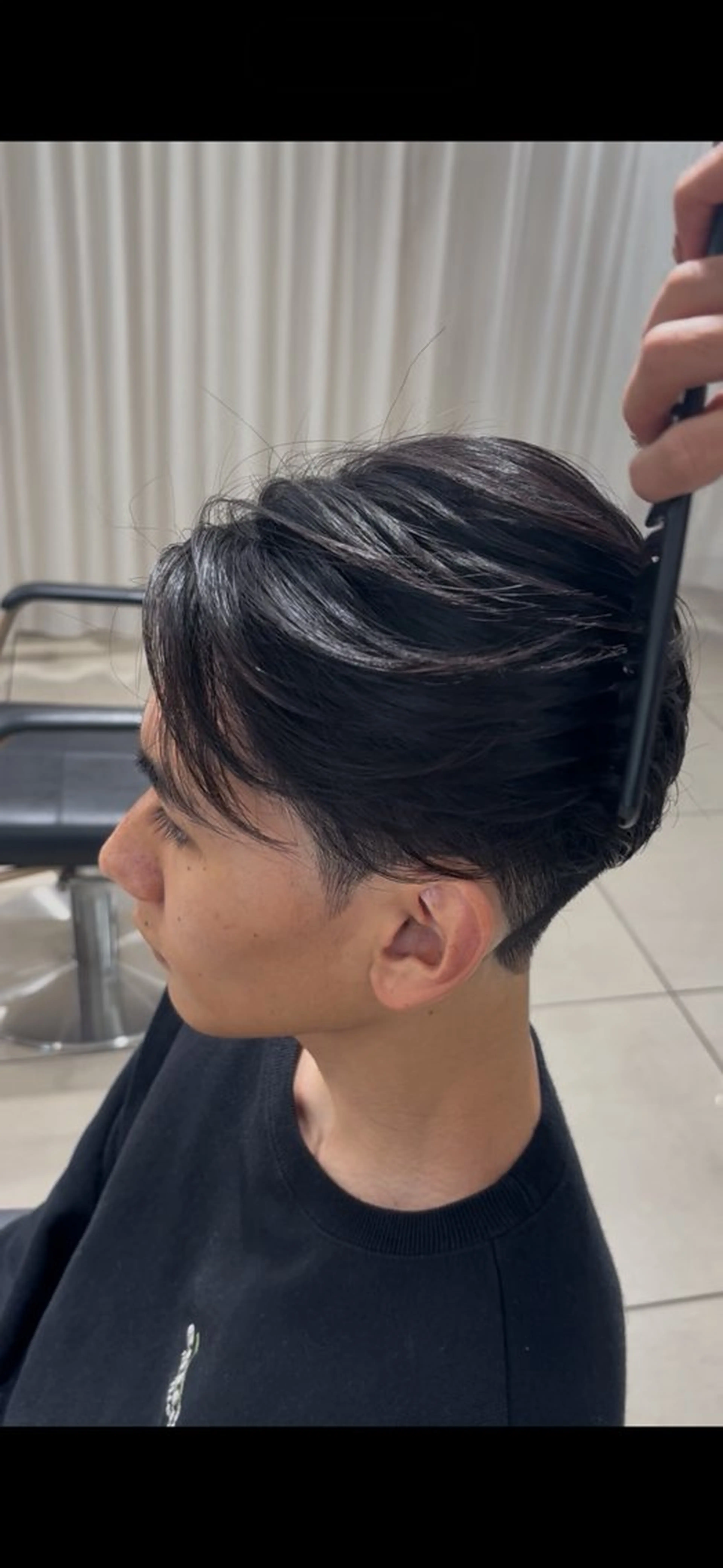 ミディアム パーマ メンズ カット 縮毛矯正 トリートメント メンズ支持率エリア No.1/keitaのヘアスタイル