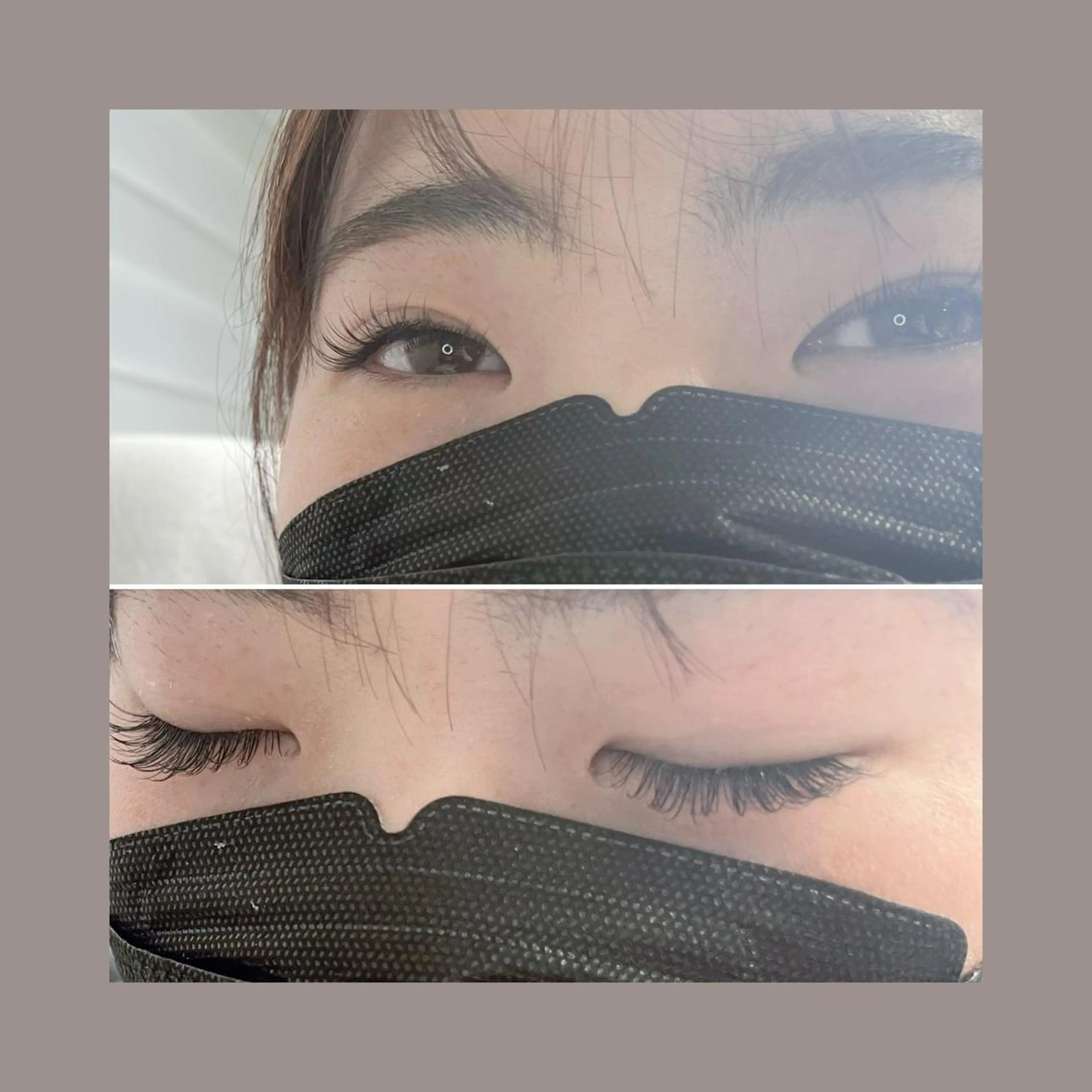 マツエク・マツパ カラーマツエク フラットラッシュ BLACKTOPAZ 20のエステ・リラクイメージ