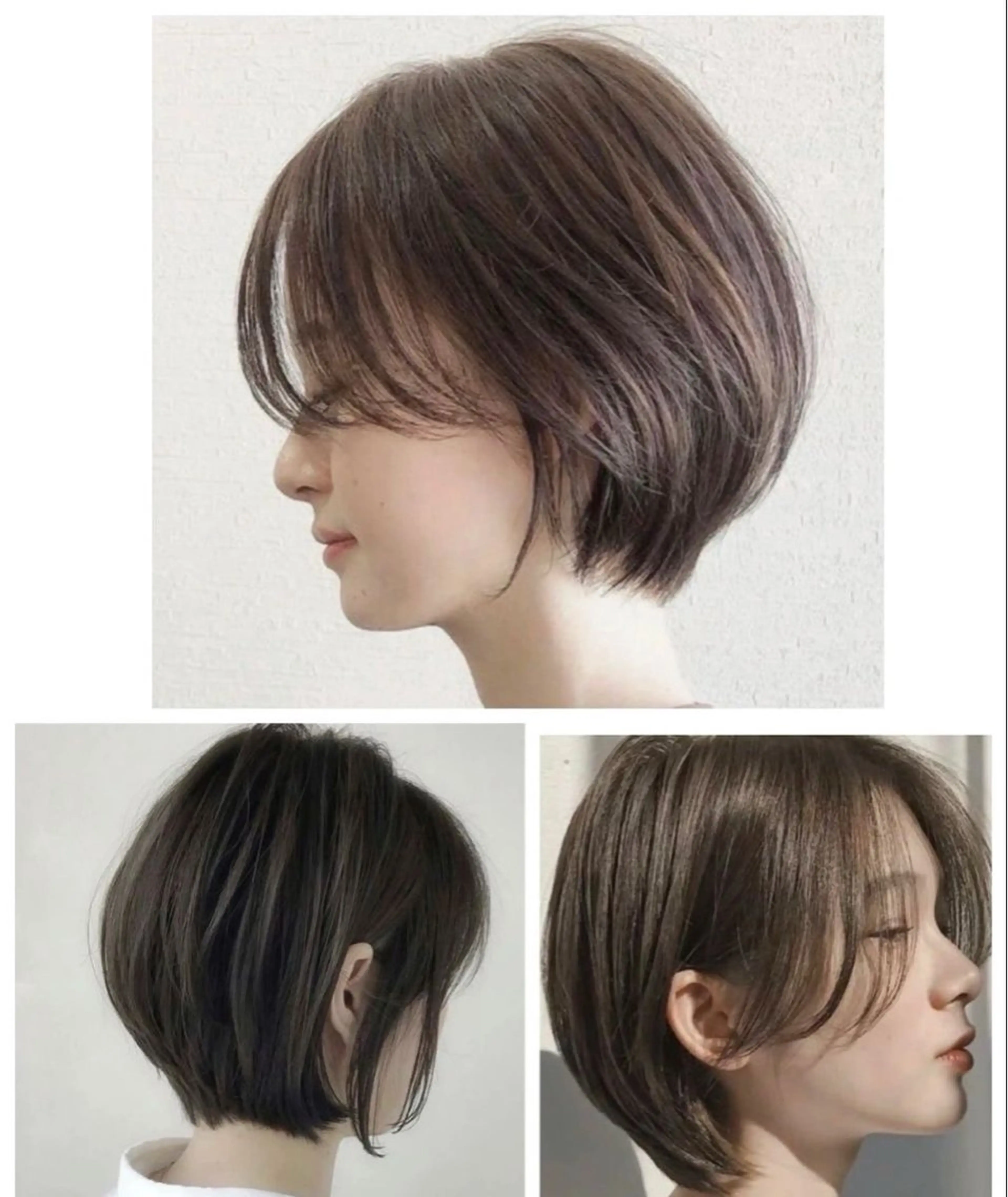 ショート ショートヘア アンニュイヘア/ 顔周りカット/眞弓萌のヘアスタイル