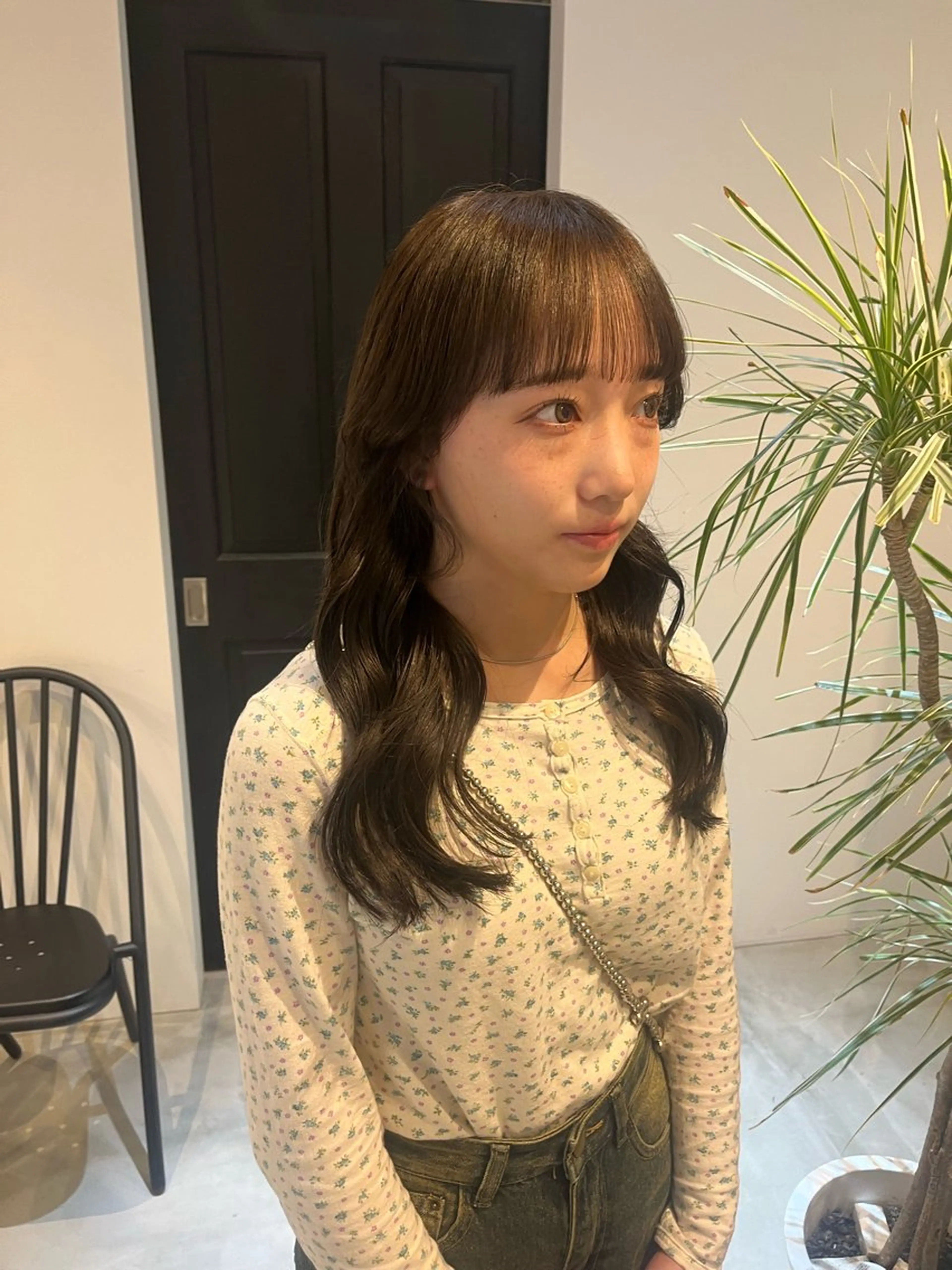 セミロング ALLYS 渋谷店所属・最高級の艶のある カラーmei🎨のヘアスタイル