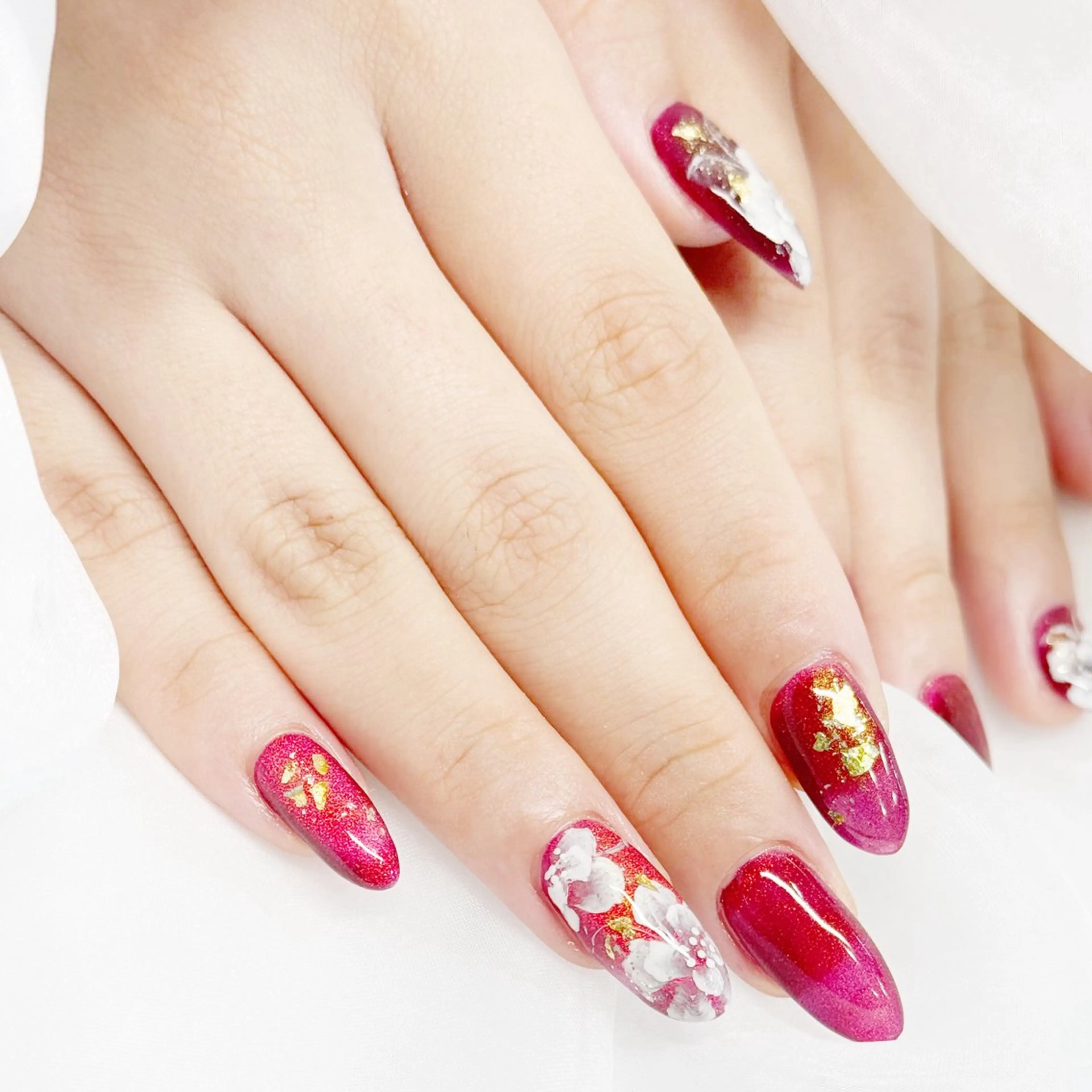 ネイル 成人式 ハンドネイル K. NANAのネイルデザイン