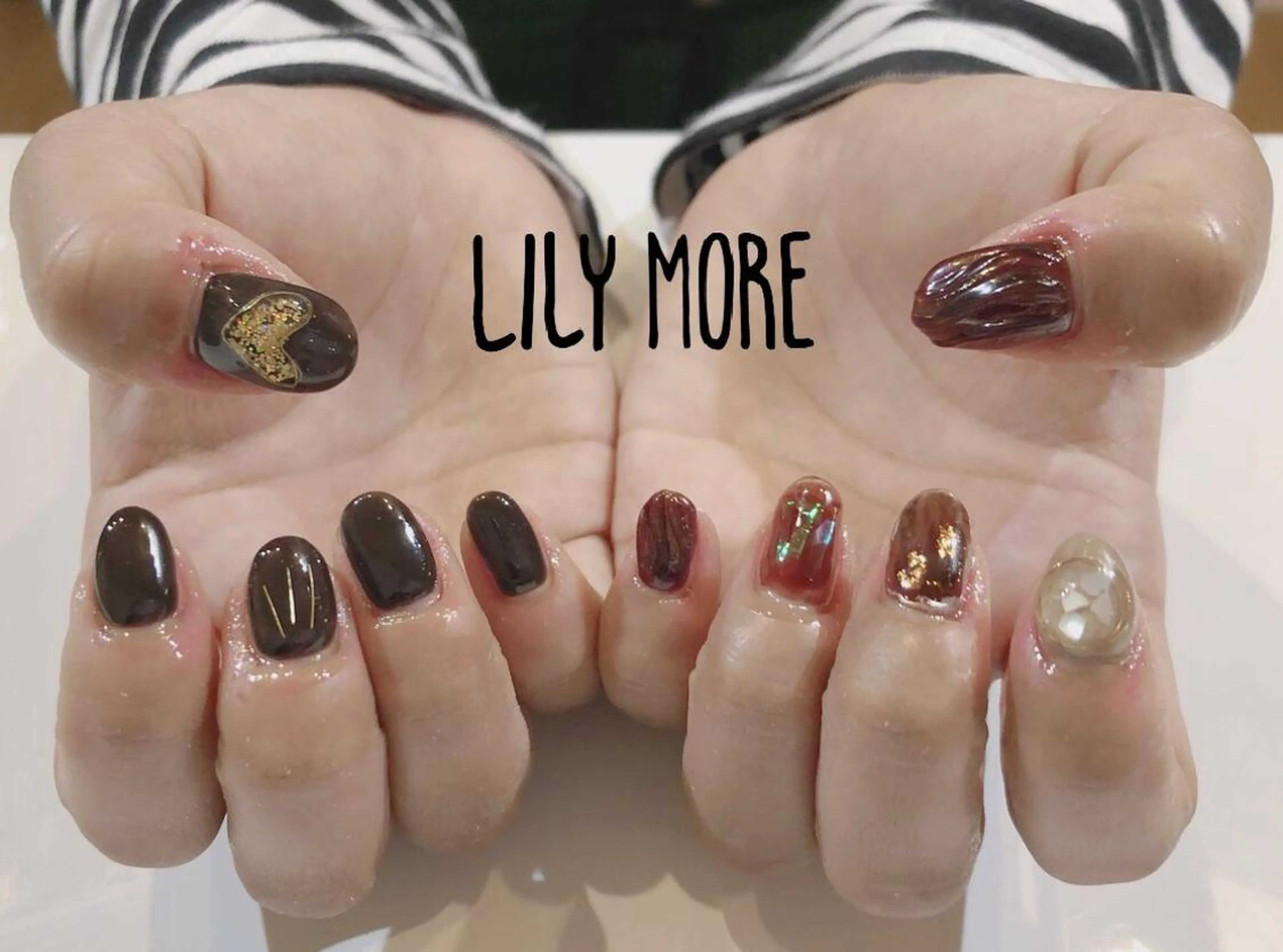 ネイル ニュアンスネイル Lily closetのネイルデザイン