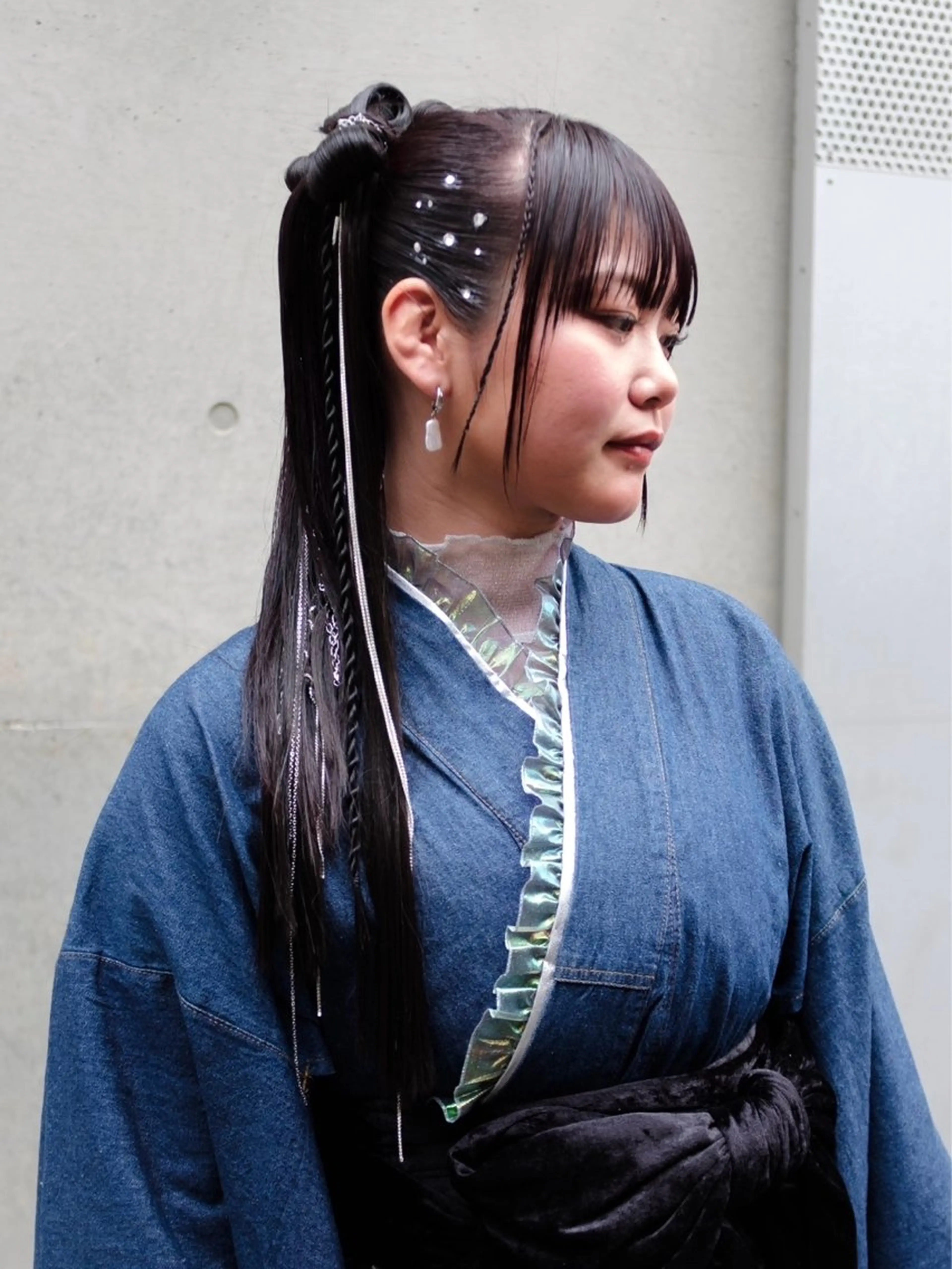 ヘアアレンジ ヘアセット 🦠デザインカラー/ 魚瀬あおい🦠のヘアスタイル