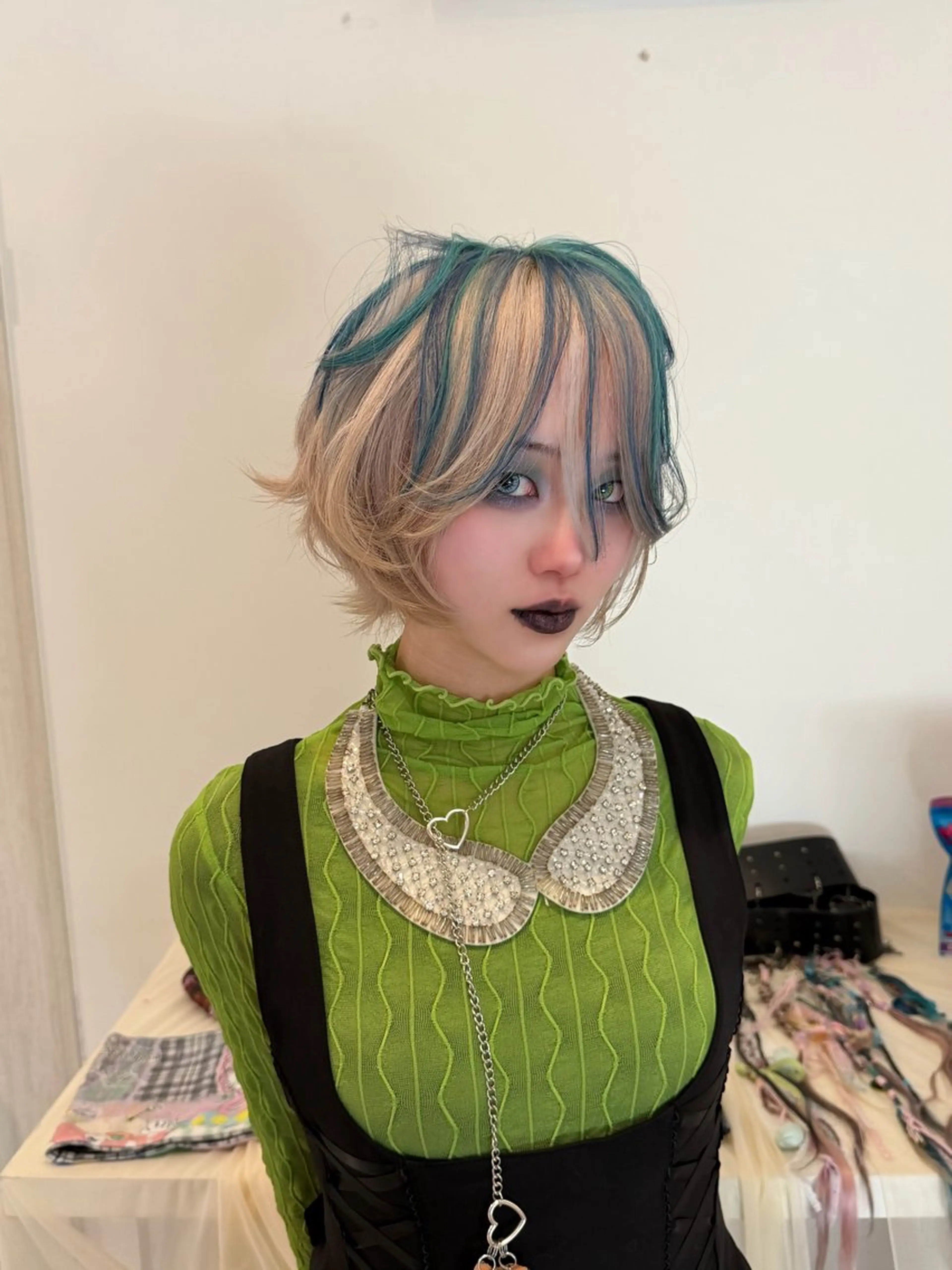 カラー ヘアカラー 山本 夏恋のヘアスタイル