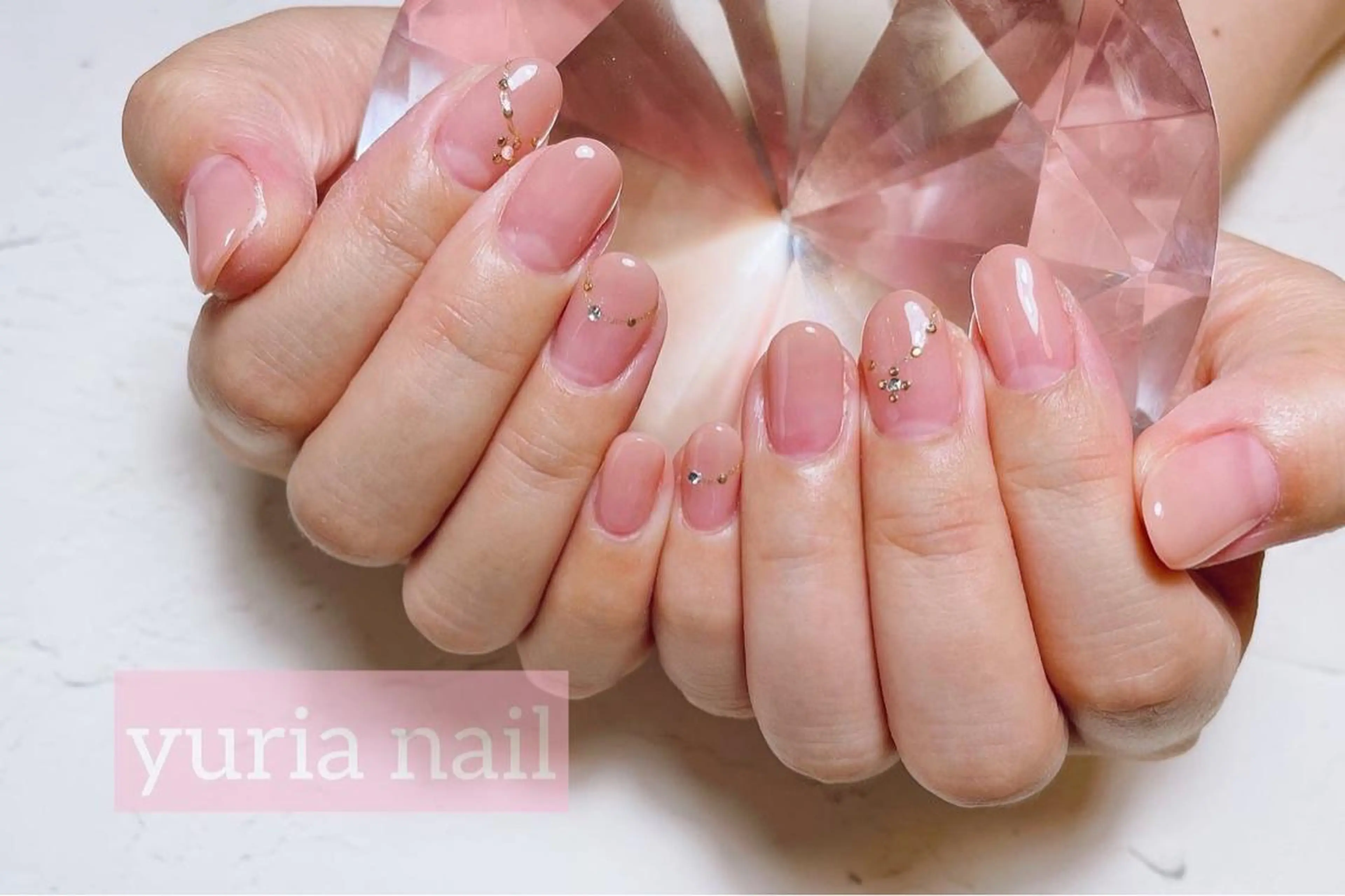 ネイル ジェルネイル グラデーション ハンドネイル 小林 ゆりあのネイルデザイン