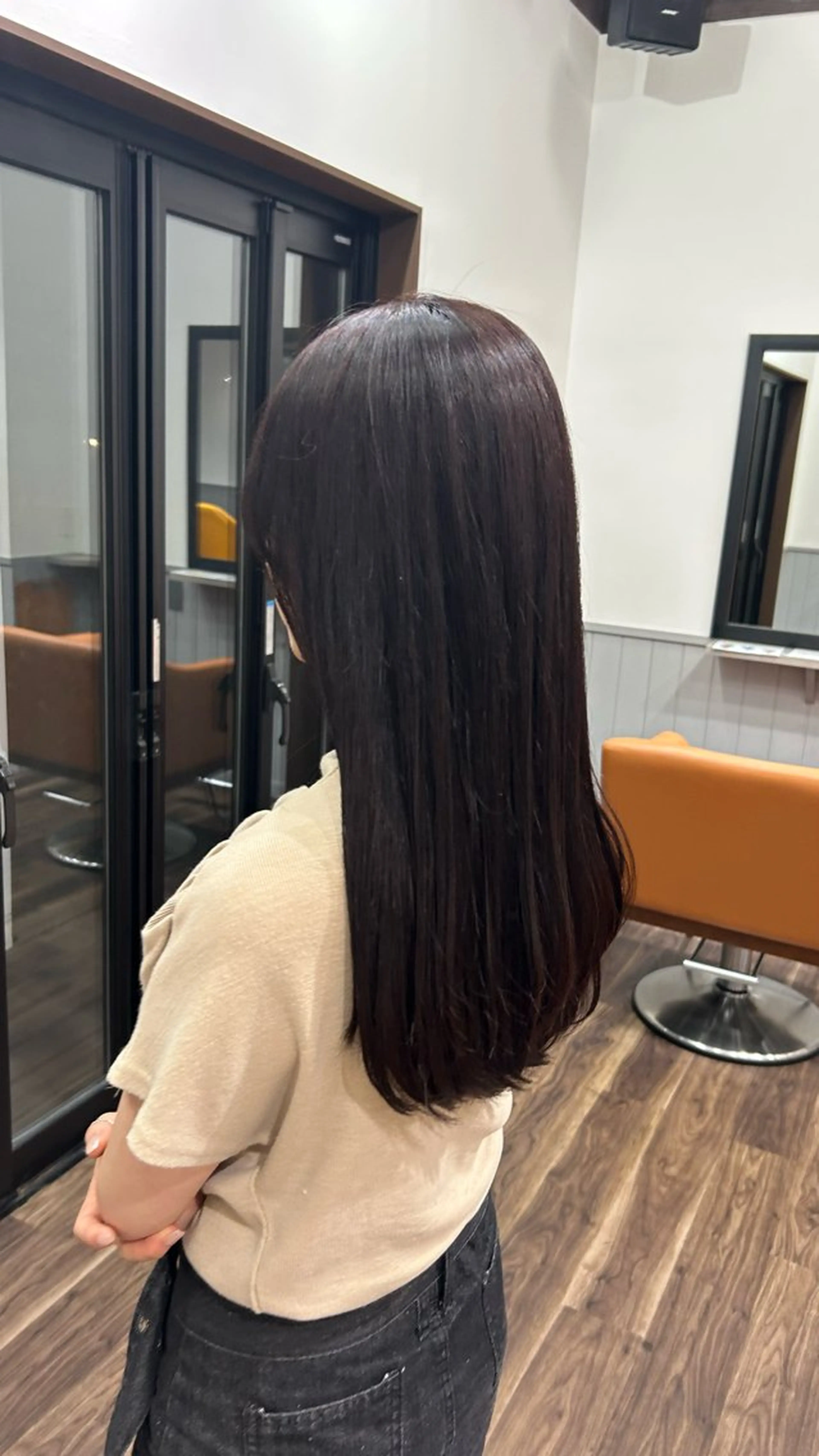 ロング カラー ブラウンカラー レッドカラー レッドブラウン LA PENSEE BRUN/ゆりかのヘアスタイル