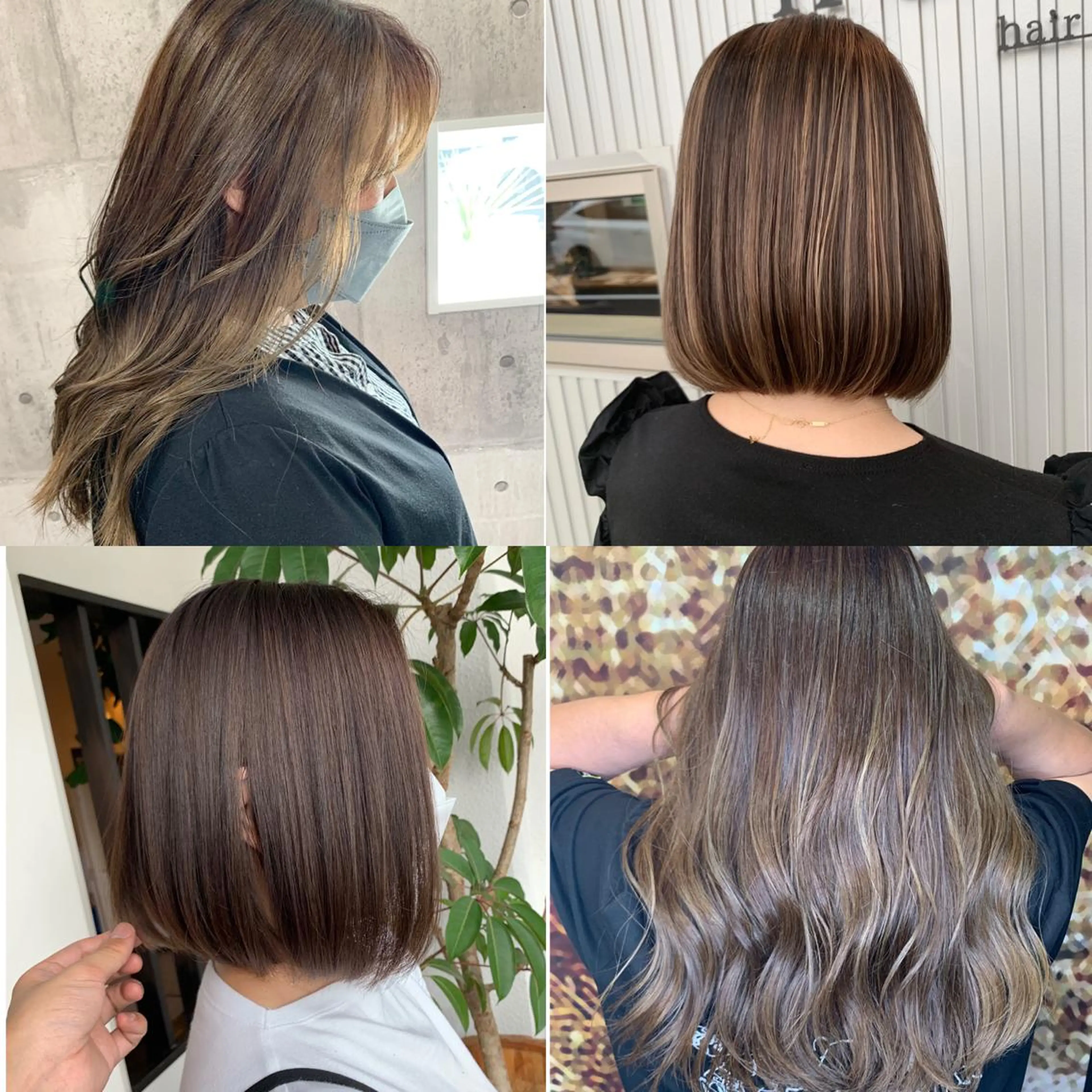 ミディアム ハイライト カット ヘアカラー Welila by haku所属・Yuuki ウェリラバイハクのヘアスタイル