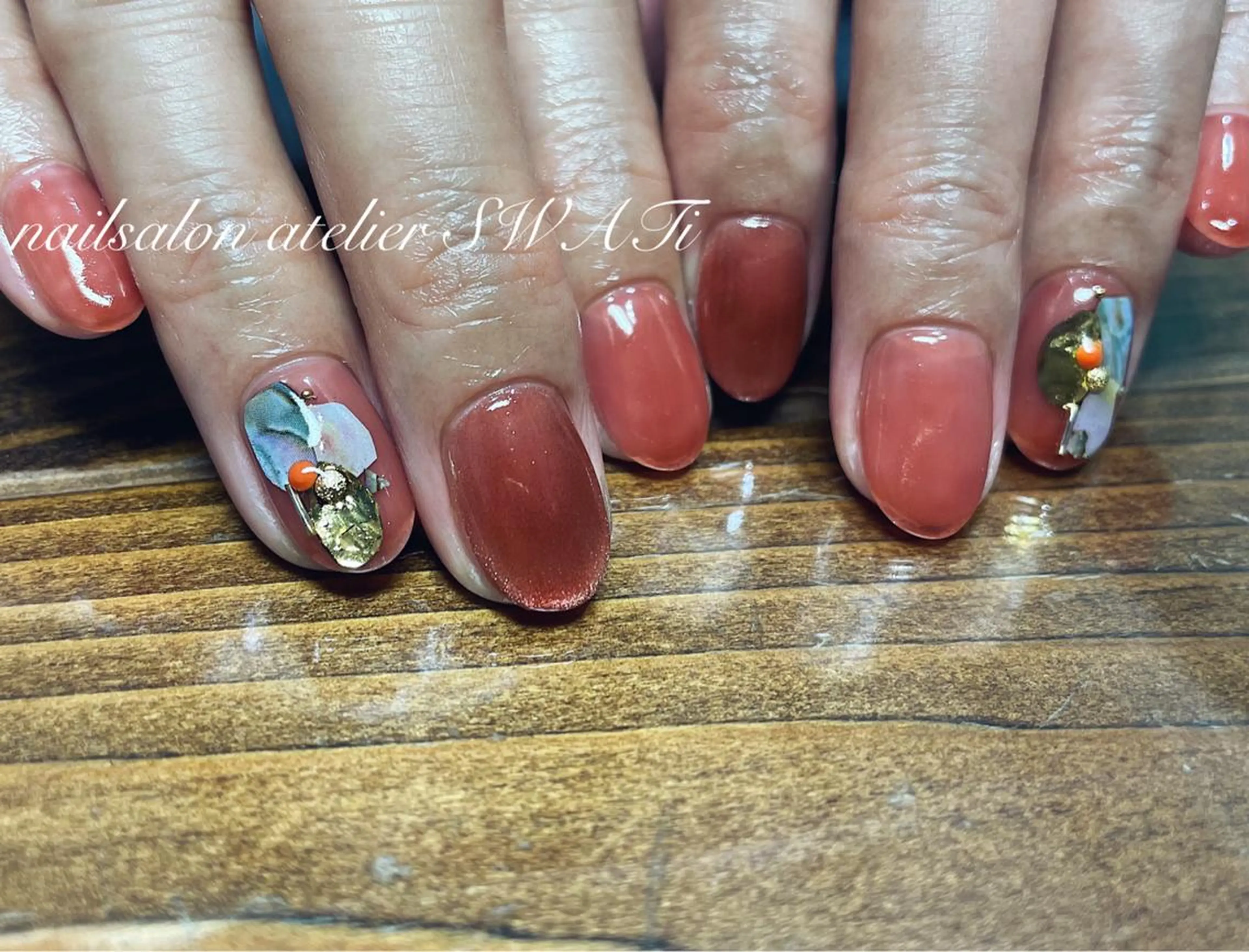 ネイル ヘアーサロン大野所属・nailsalon SWATiのネイルデザイン