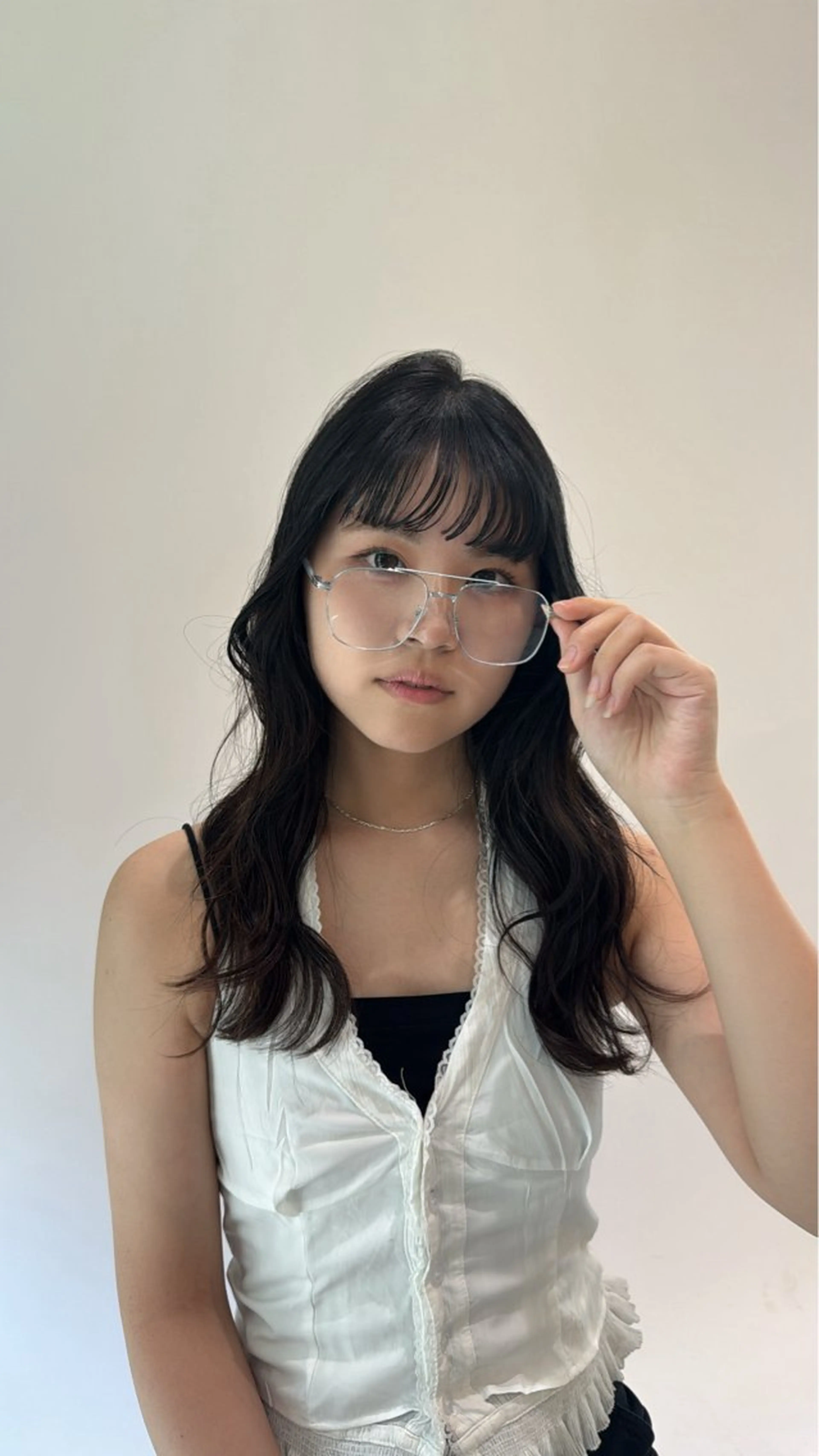 ロング canaan 銀座店所属・ダブルカラー/ 透明感カラー/上村凜のヘアスタイル