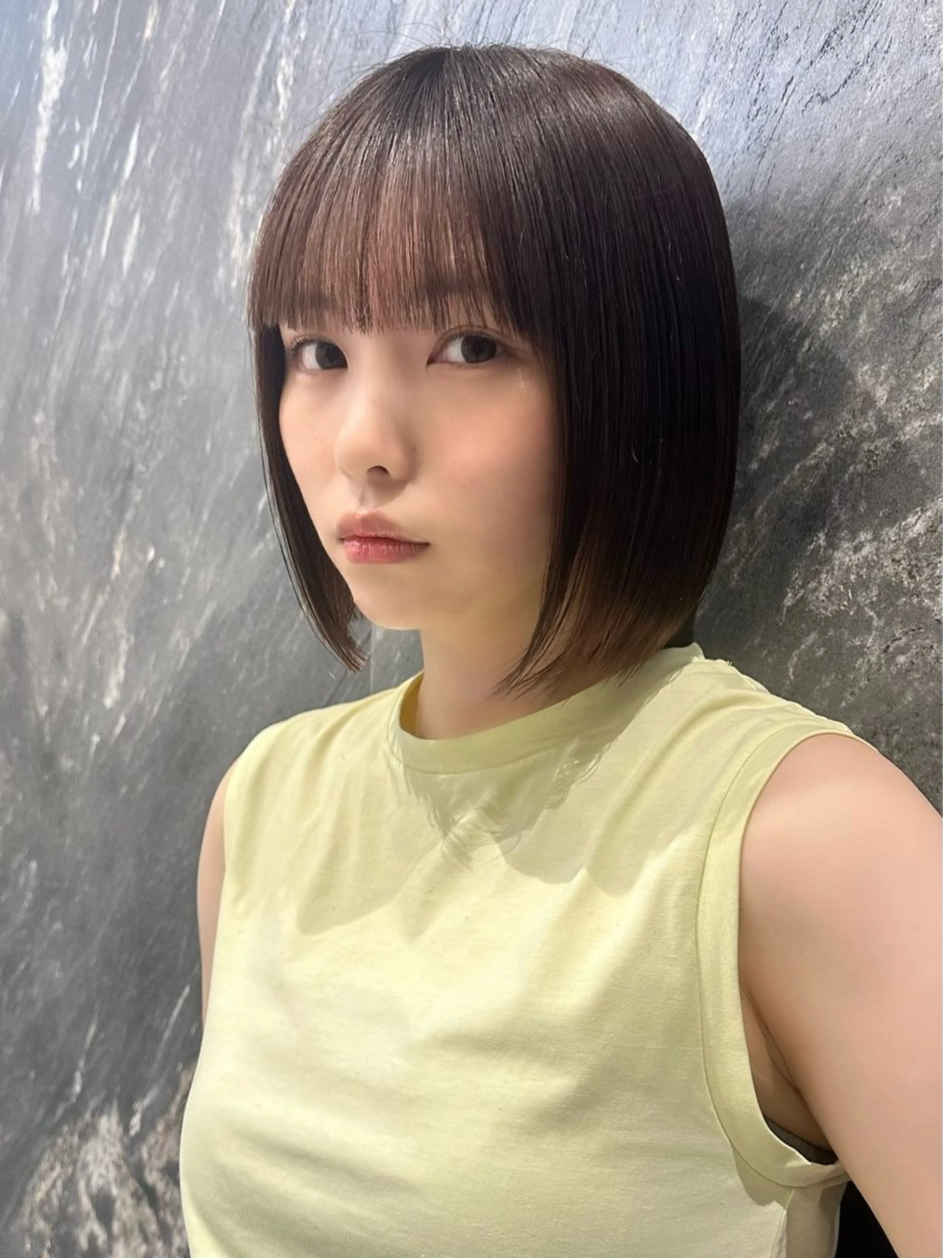 ミディアム カラー ヘアカラー トリートメント 🦋レイヤーカット ミドリカワ🦋のヘアスタイル