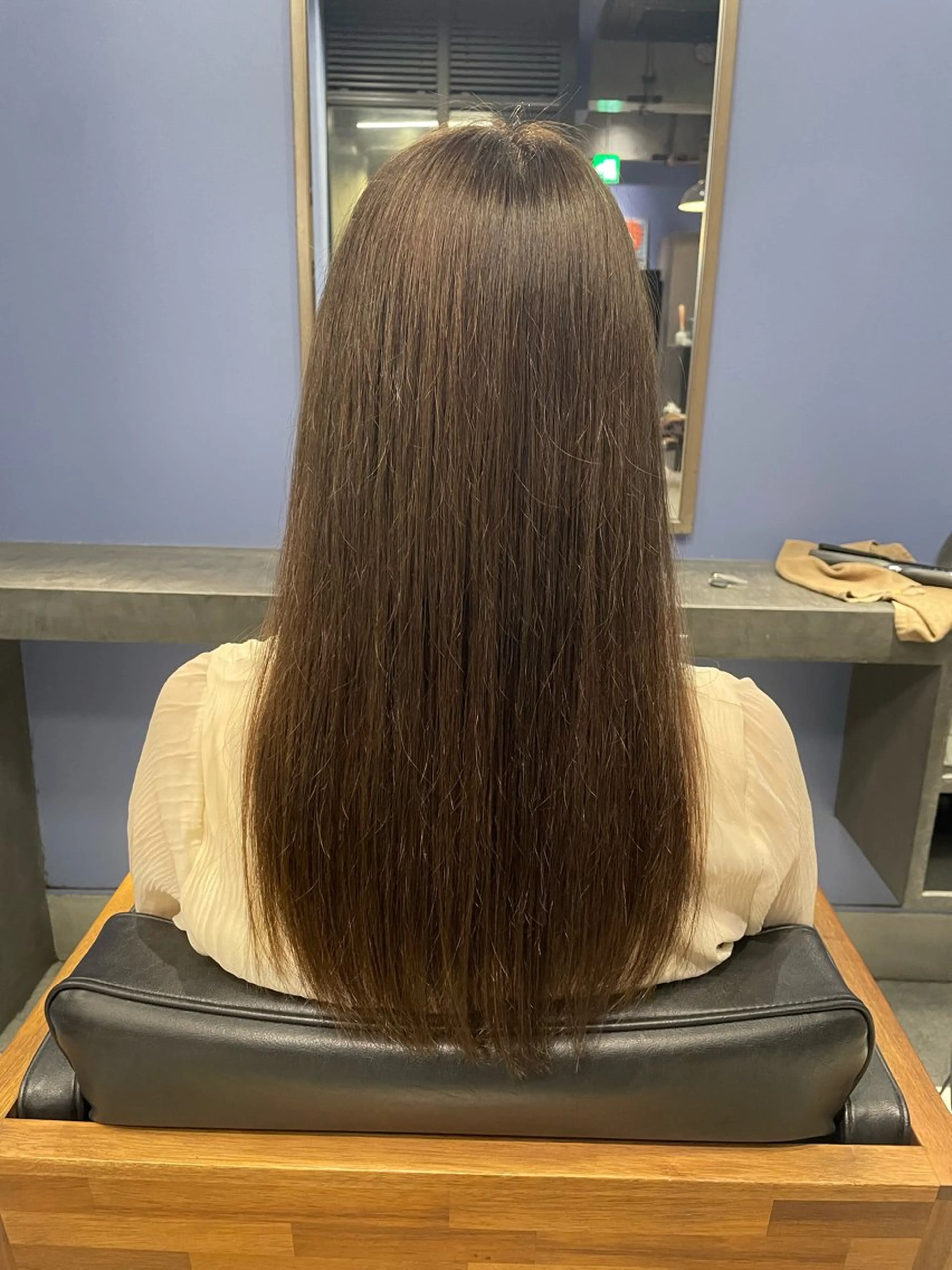 セミロング カラー 🌿長尾俊汰🌿 透明感カラーのヘアスタイル