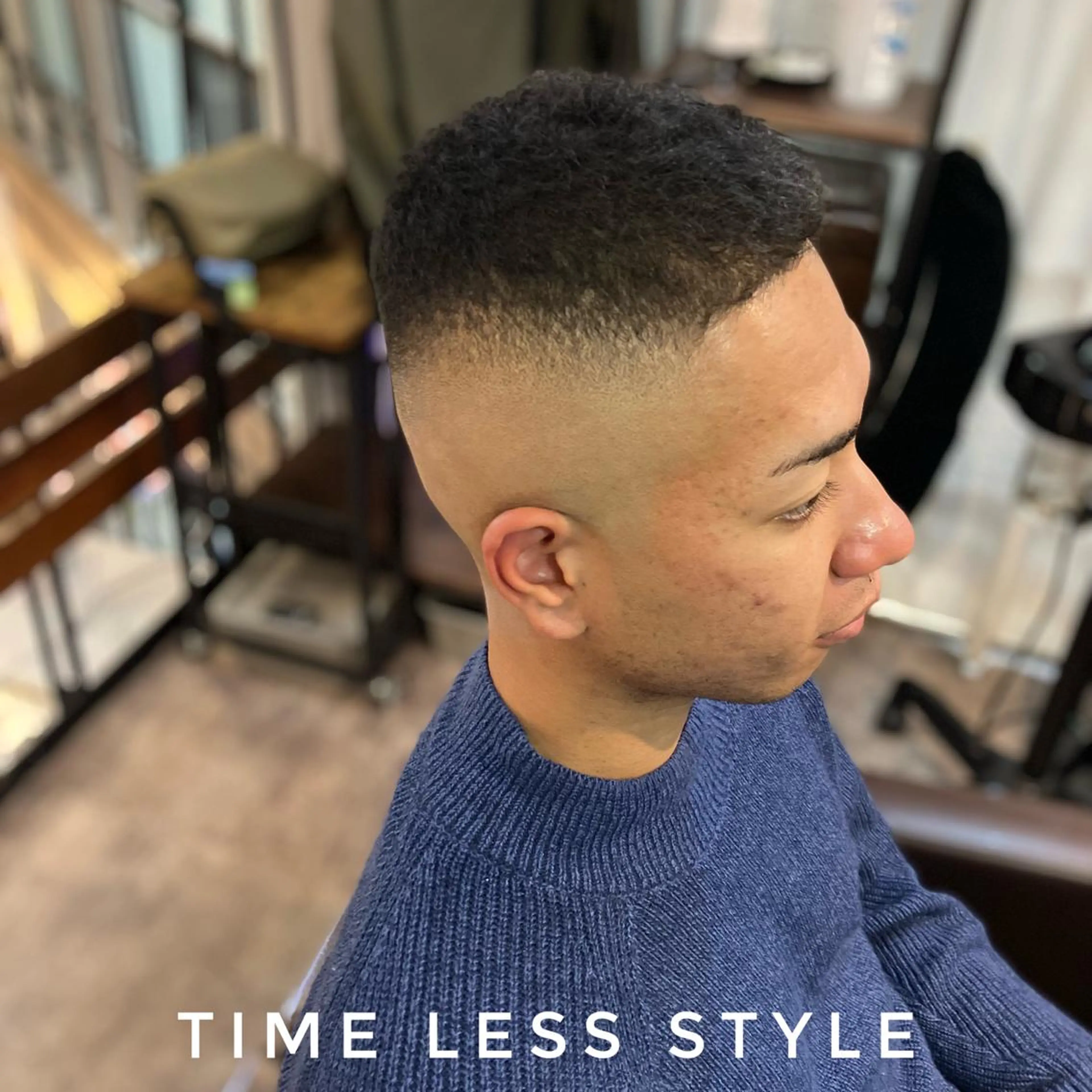 メンズ フェードカット スキンフェード Back  bone barberのヘアスタイル