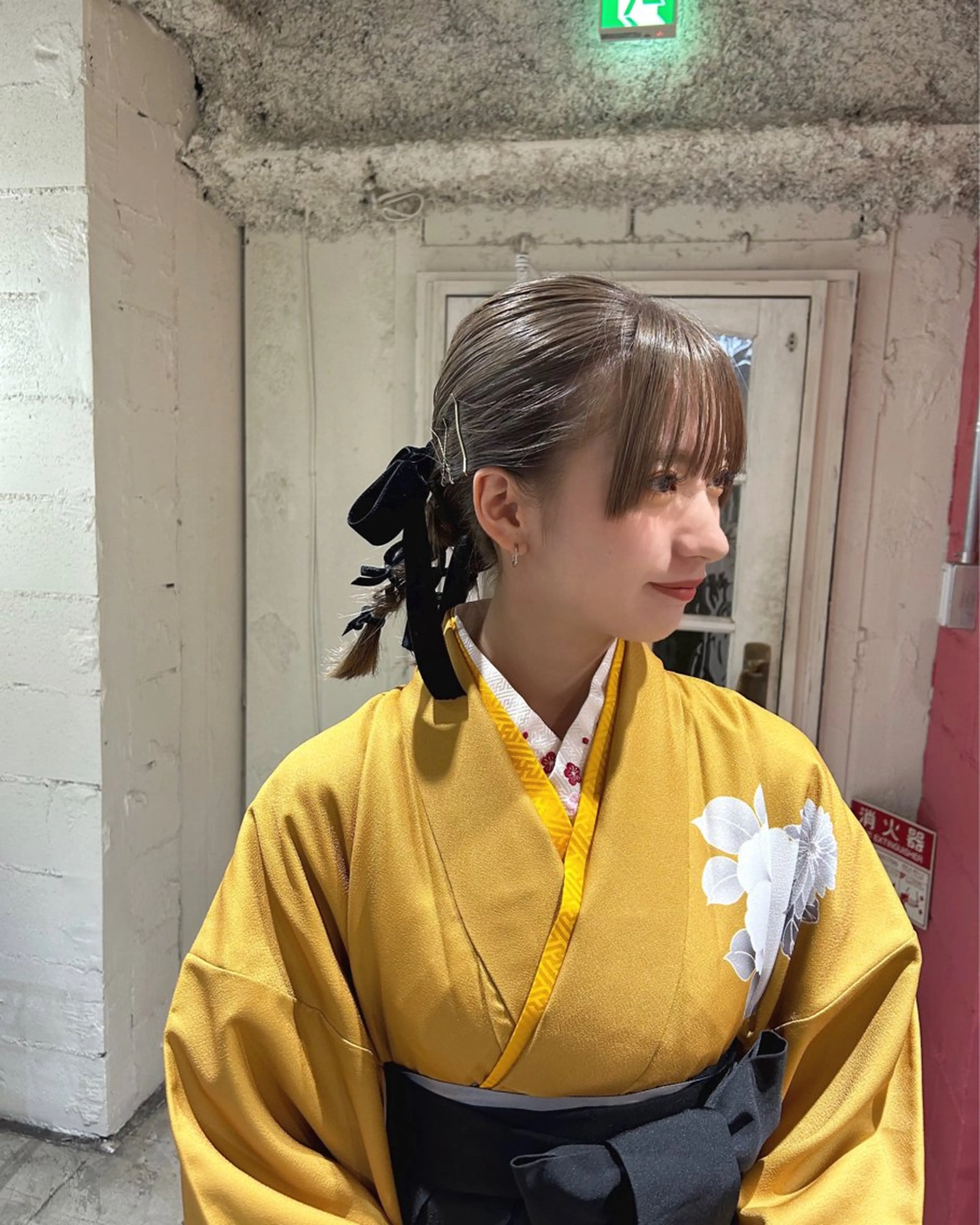 ミディアム ヘアセット ハイトーン×ボブ / ☁️Reikaのヘアスタイル