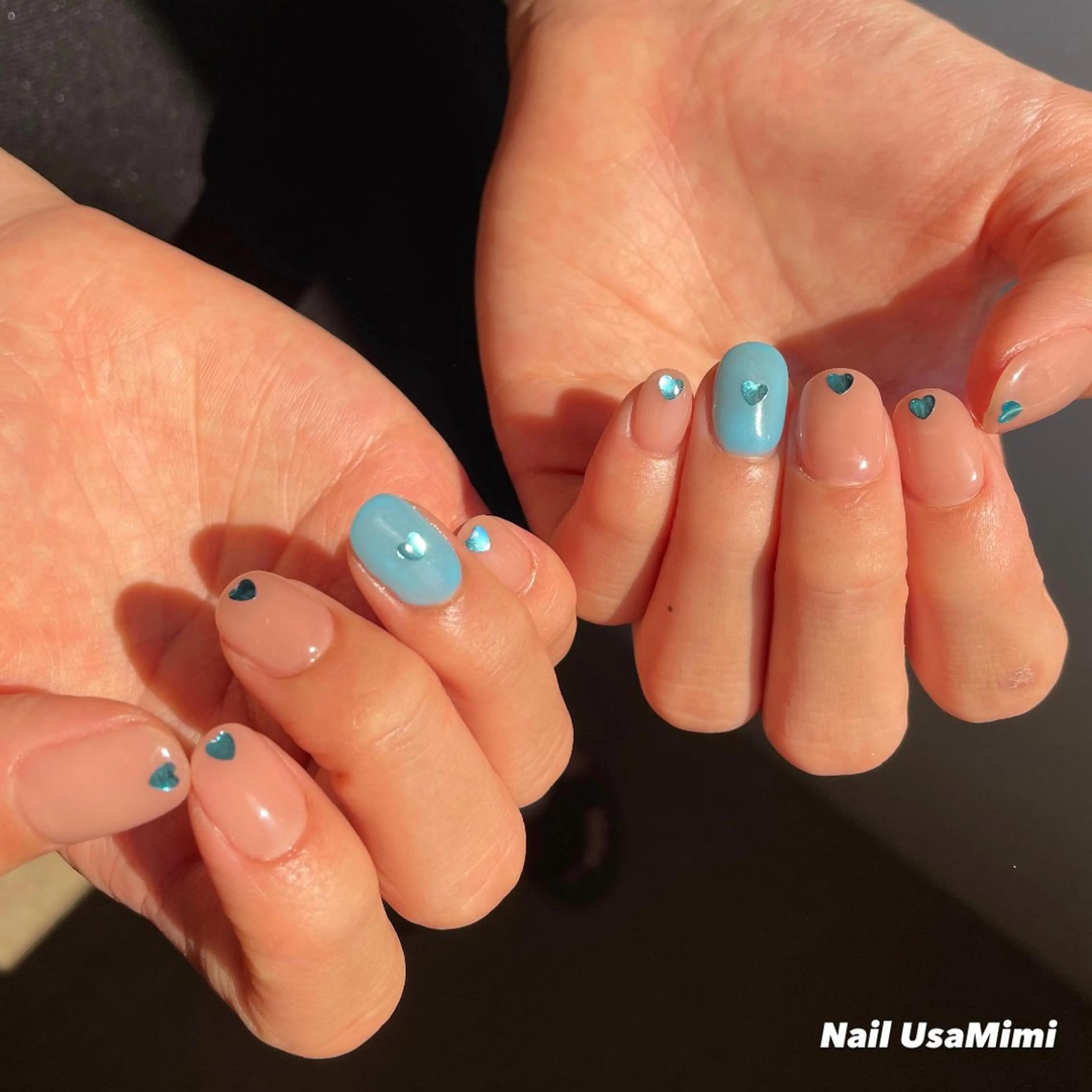ネイル ハート ハンドネイル NAIL DOT STUDIO堺筋本町のネイルデザイン