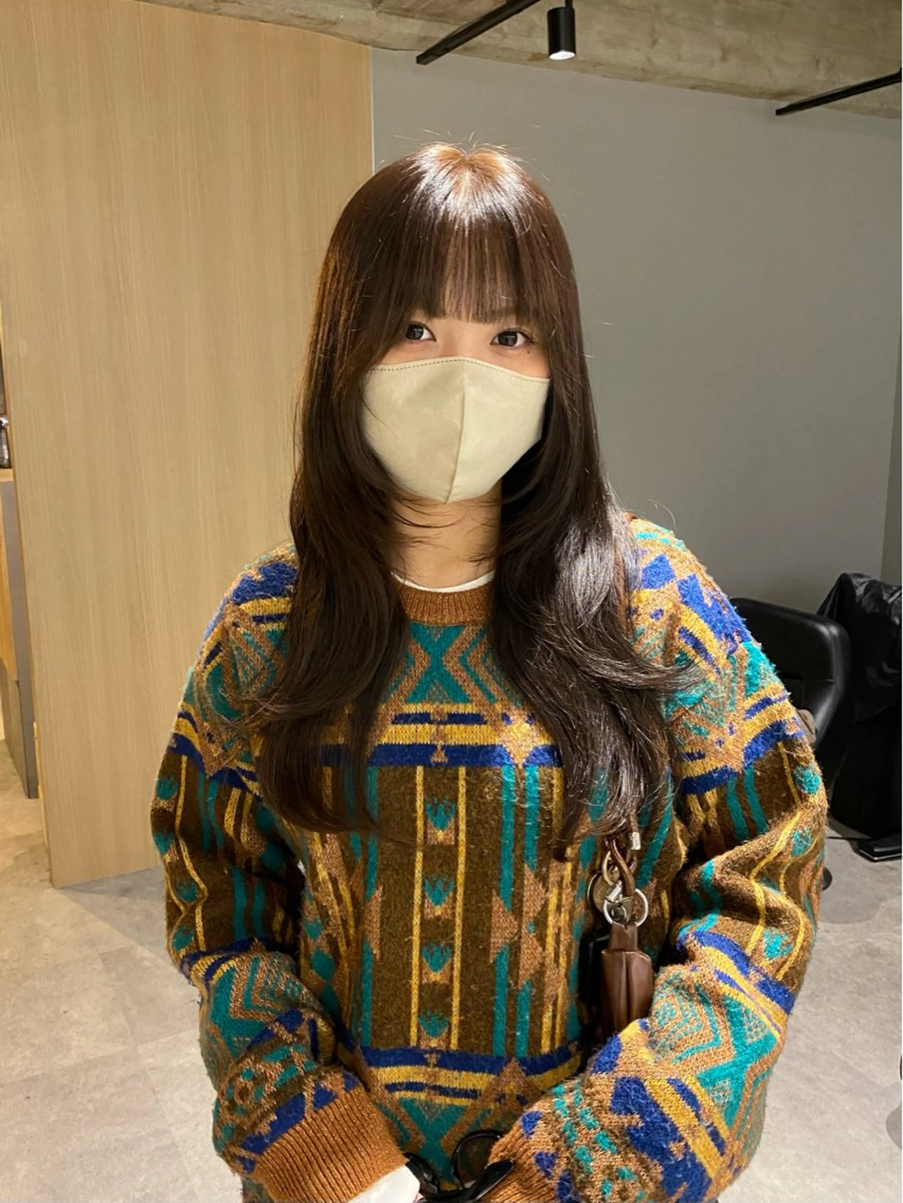 ロング レイヤーカット カット ヘアカラー juve.中央町店所属・栗林 流希のヘアスタイル