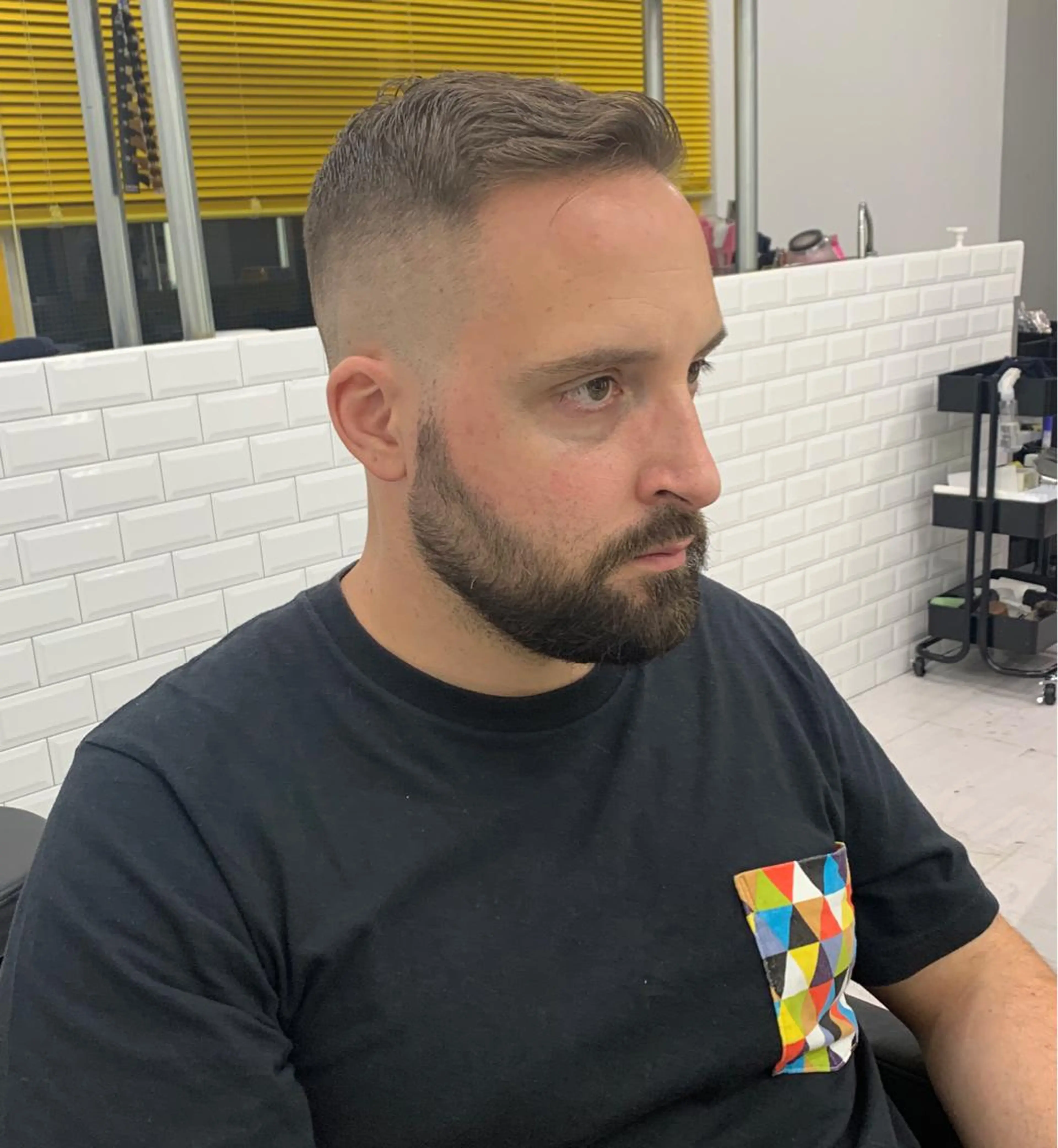 メンズ 断髪刈舞所属・大月 優汰のヘアスタイル