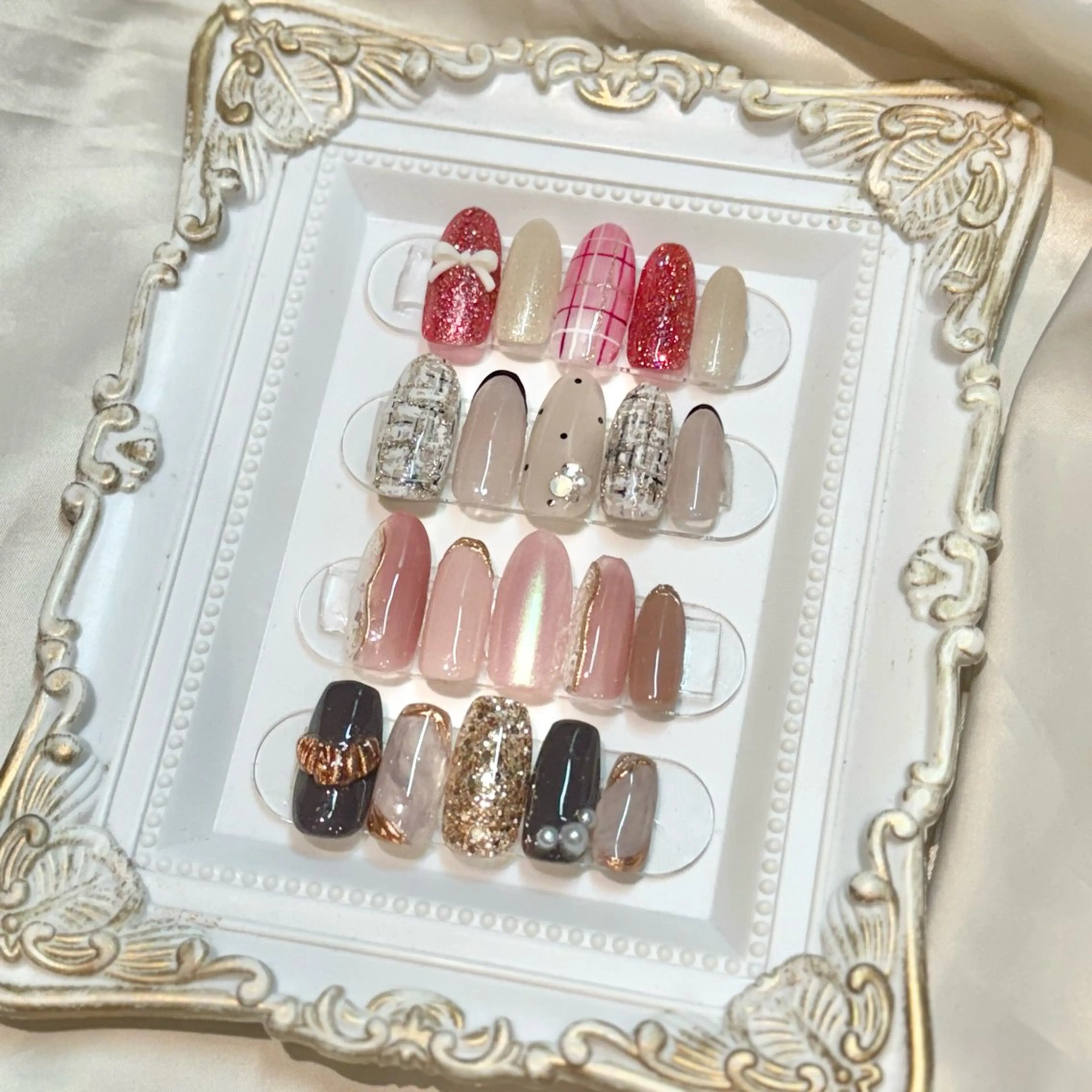 minimo限定価格❣️〈 オフなし 〉︎✿ デザインネイル ︎✿ お色変更可能！の写真