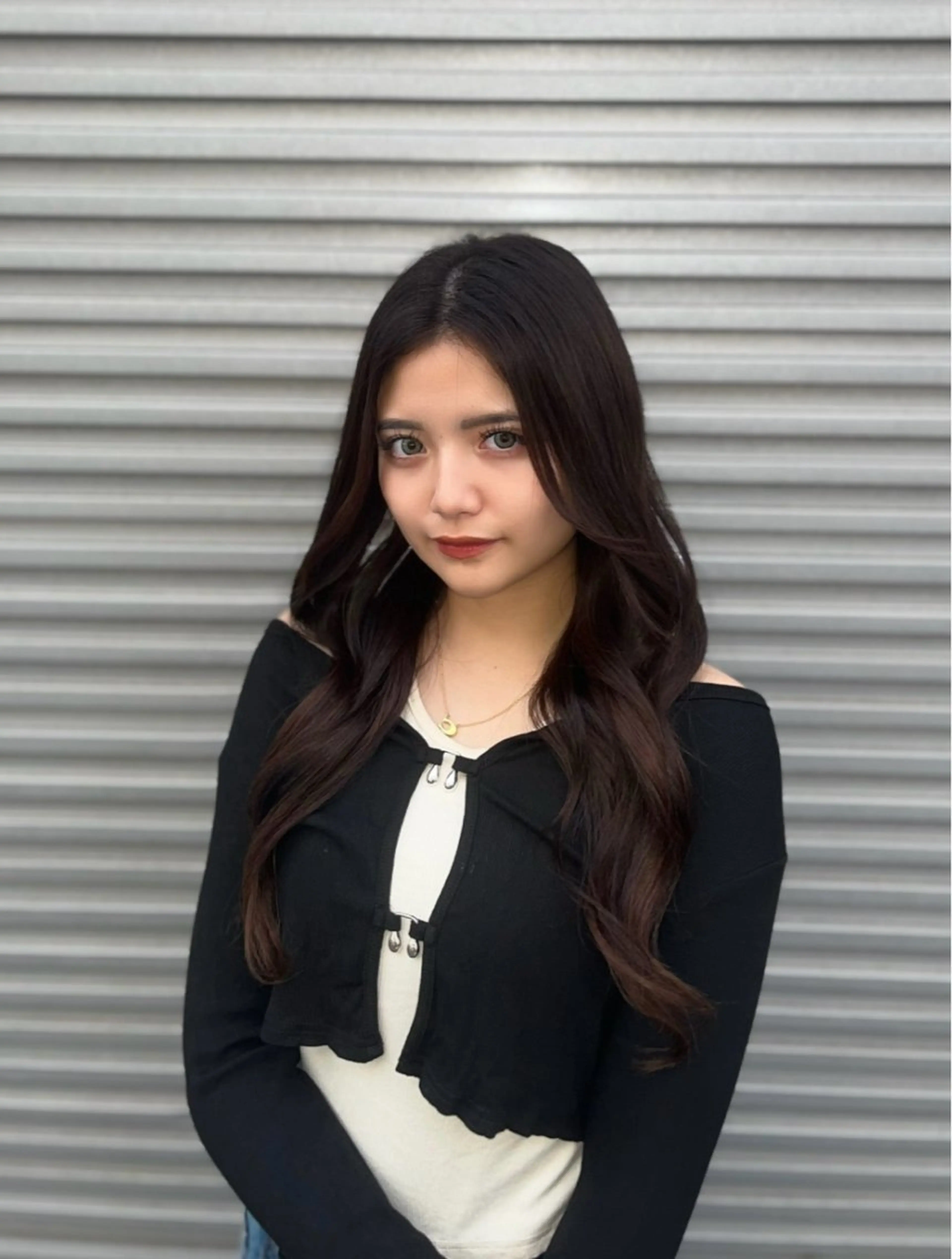 ロング カラー ベージュカラー⌇ くびれヘア.𐙚心音のヘアスタイル