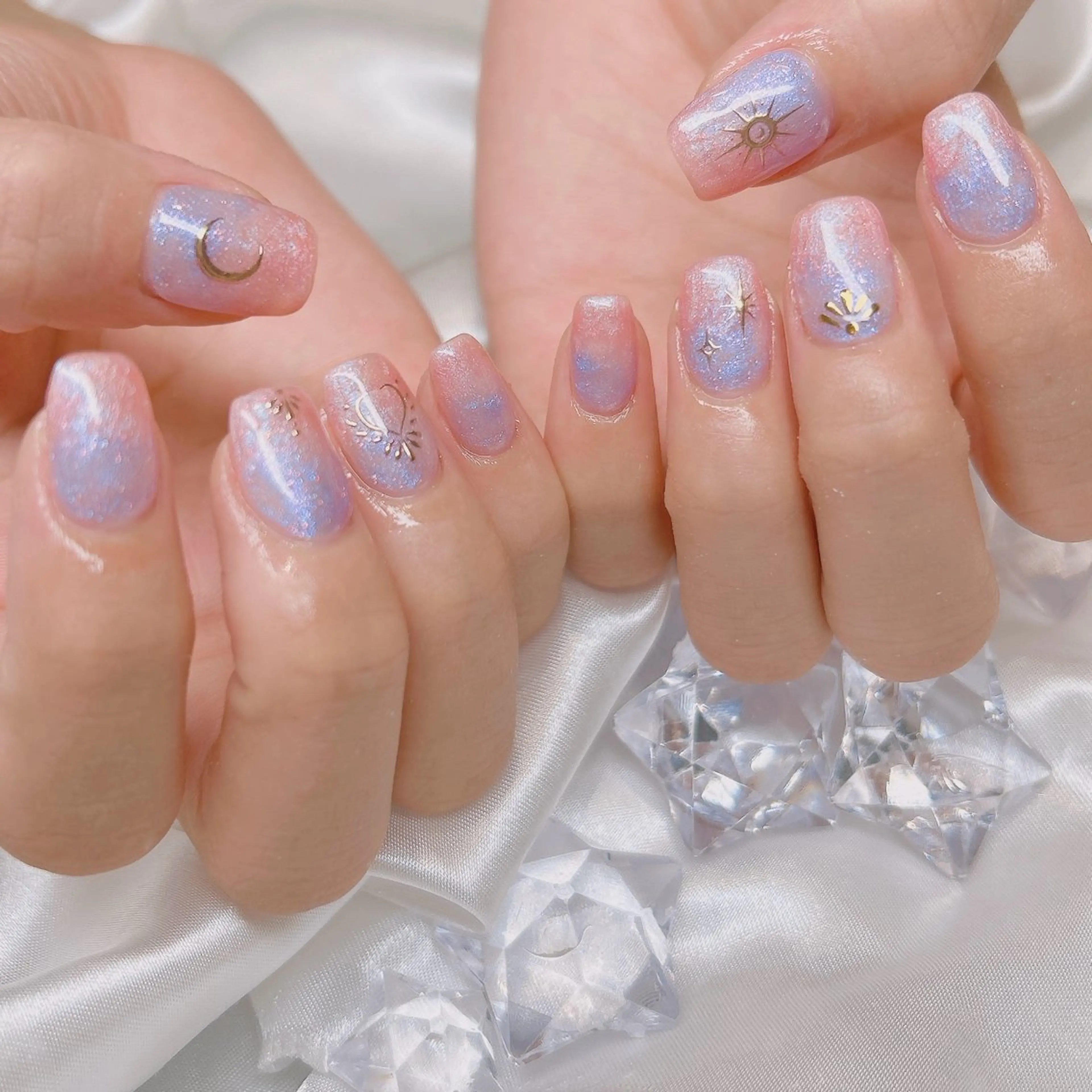 ネイル ハンドネイル junna のぞいてねのネイルデザイン