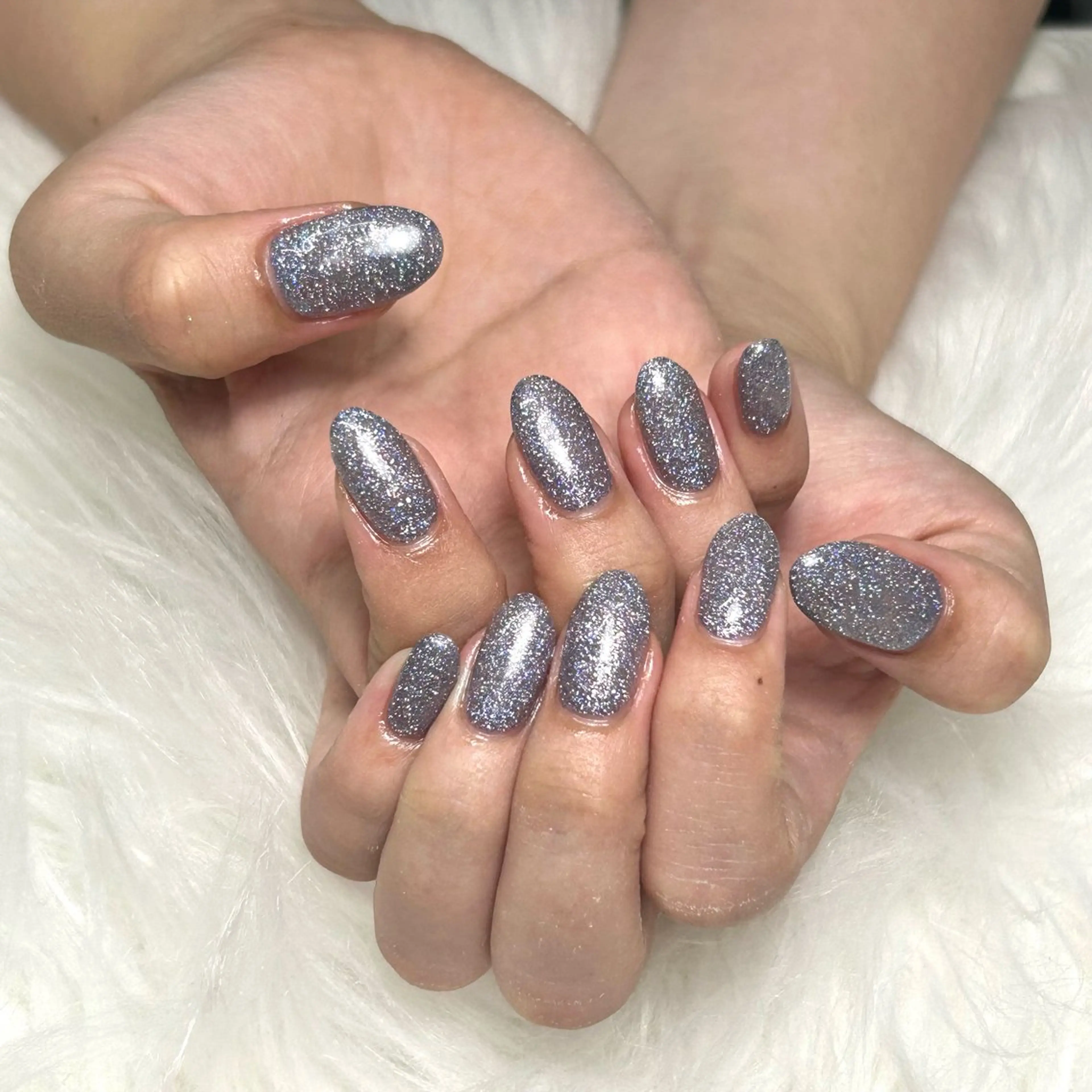 ネイル ブルー フラッシュネイル Nailist Yuunaのネイルデザイン