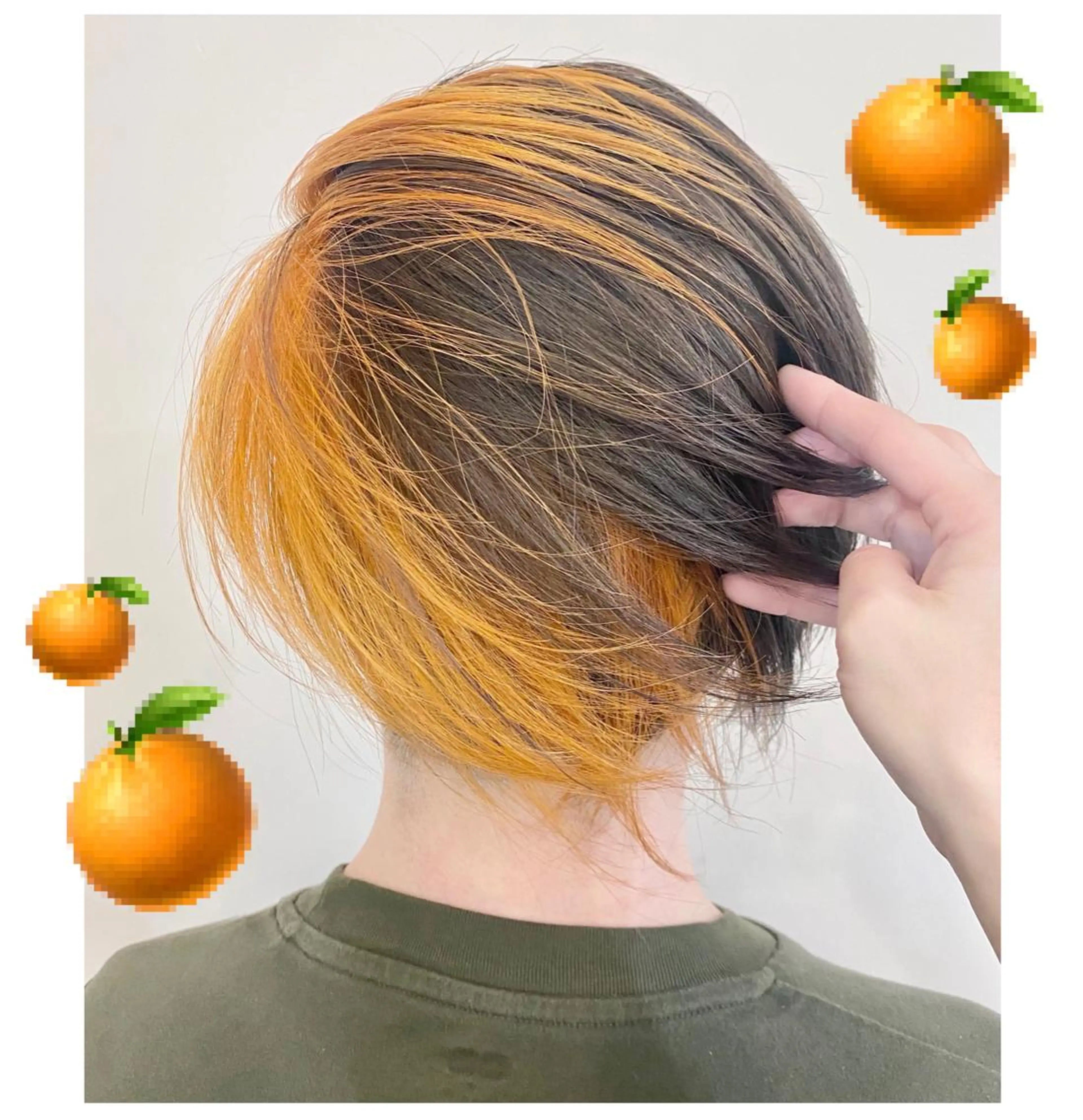 ショート カラー GARU-ガル-所属・TSUNO🦖 派手髪/オタク美容師のヘアスタイル