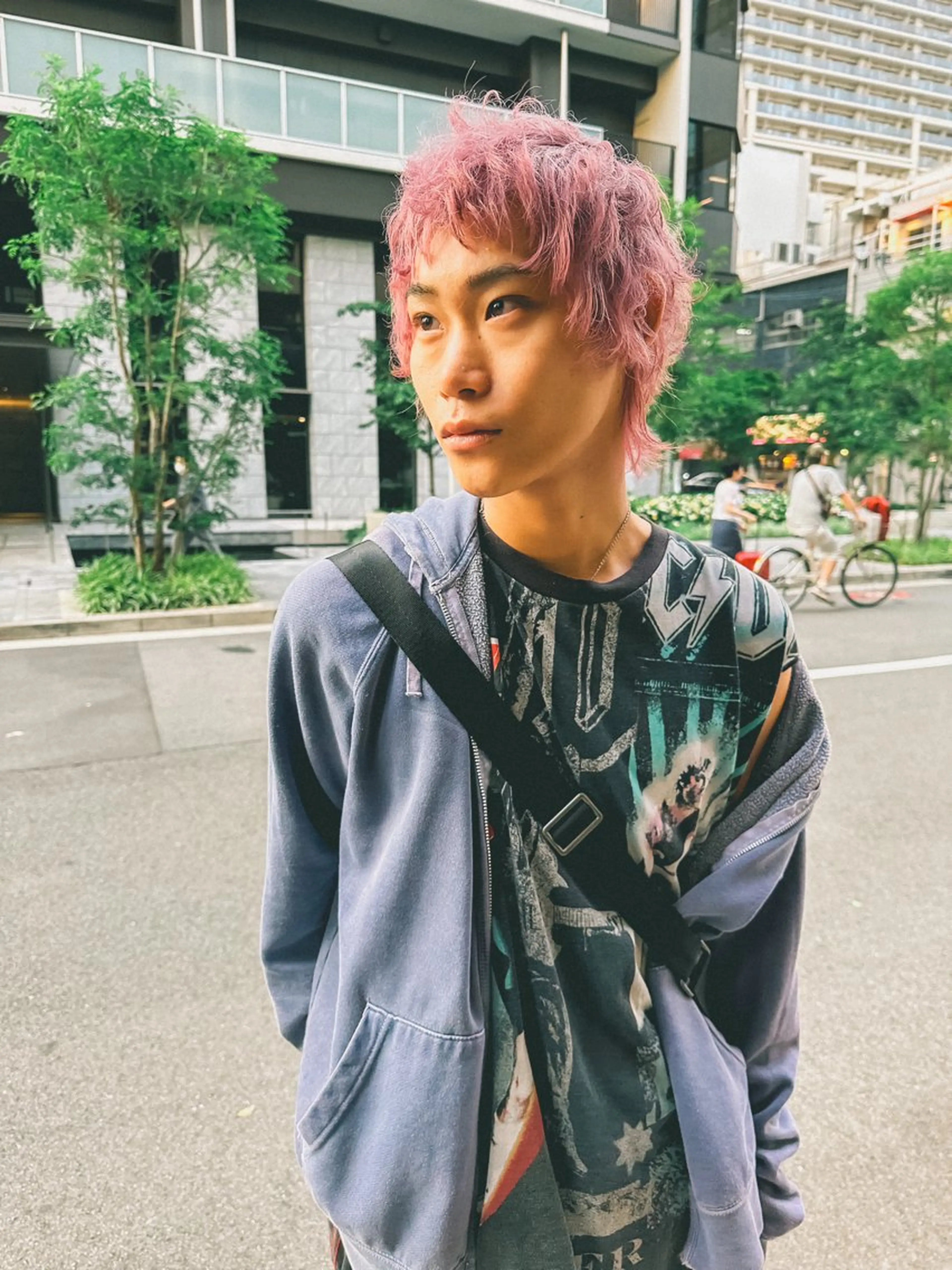 カラー メンズ メンズウルフカット ウルフカット 梅田  illfrere 所属・イルフレール ryuのヘアスタイル