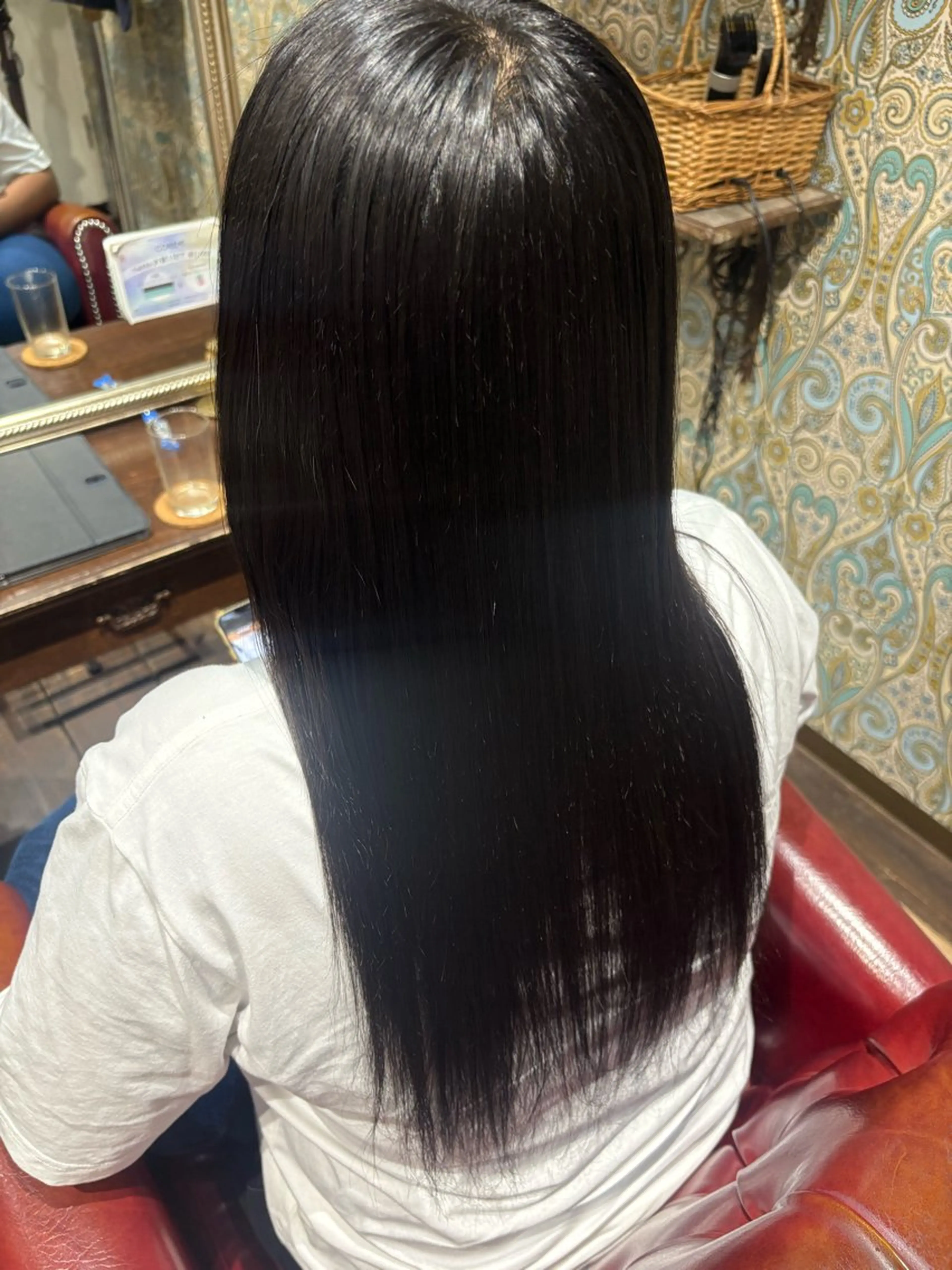 パーマ 酸性ストレート ストレートパーマ カット 縮毛矯正 トリートメント なぎさ 🎀  / 透明感カラー/心斎橋のヘアスタイル