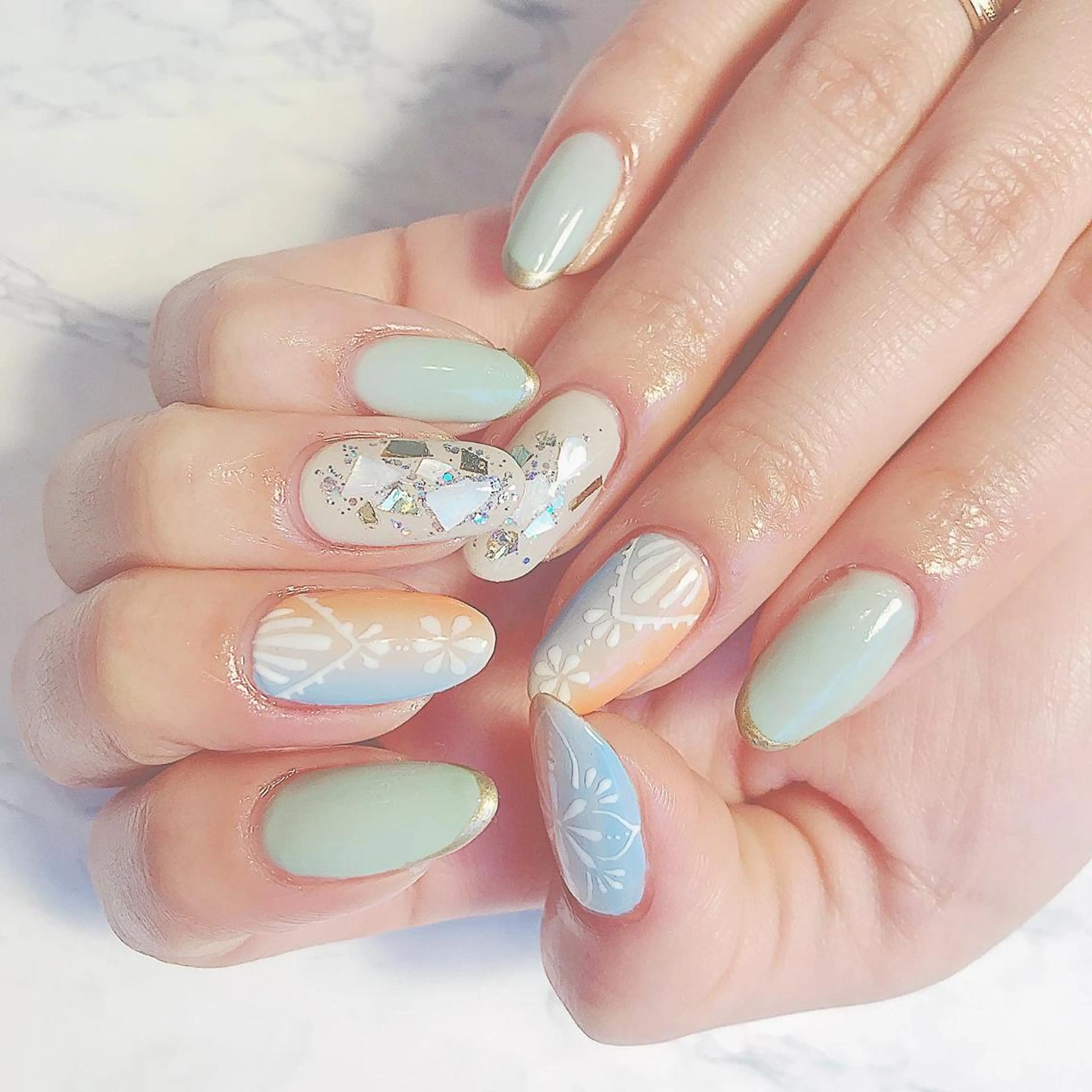 ネイル 名倉 なな子のネイルデザイン