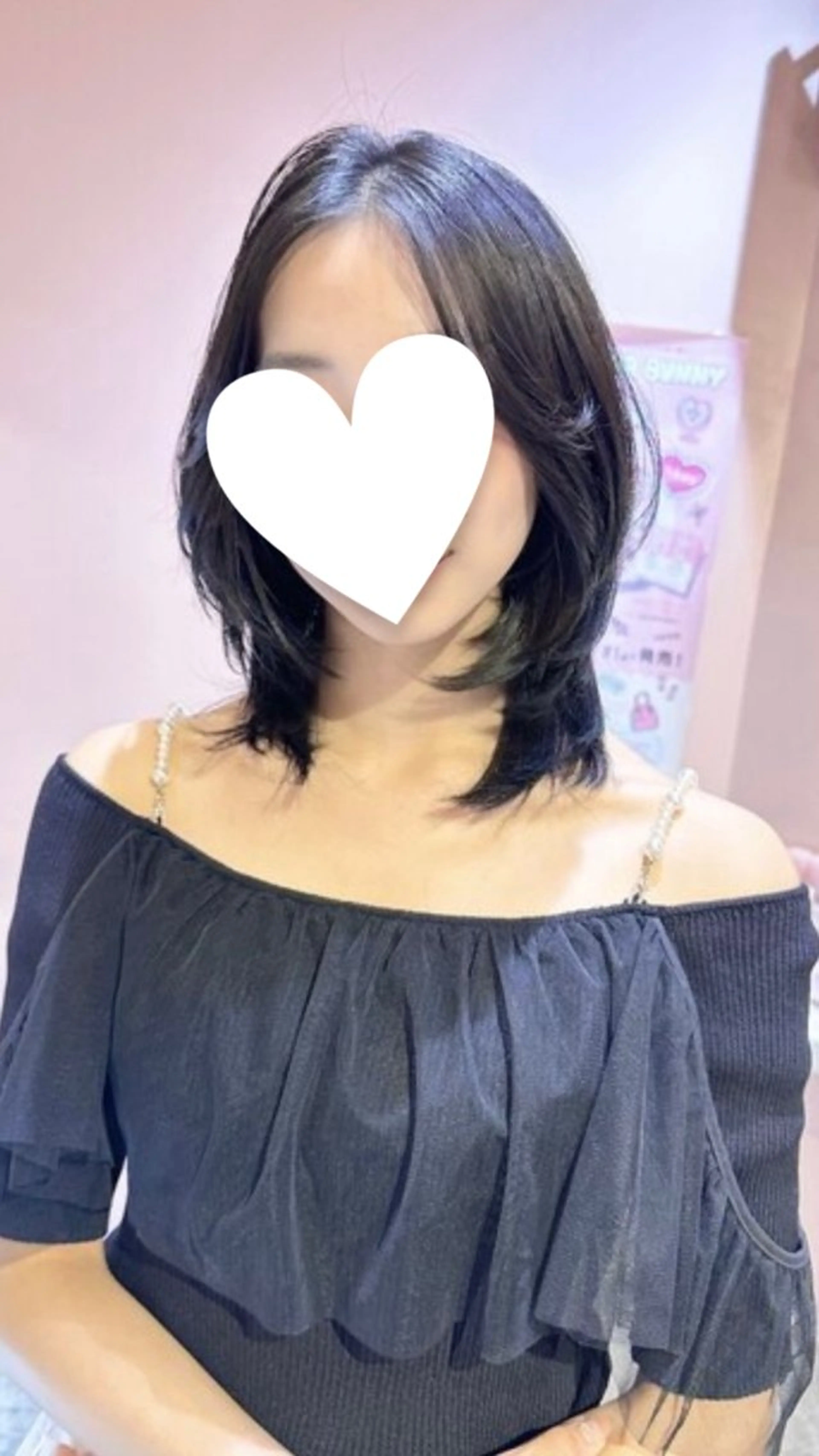 ミディアム レイヤーカット 🩰横浜カットモ デル／ショート／ボブのヘアスタイル