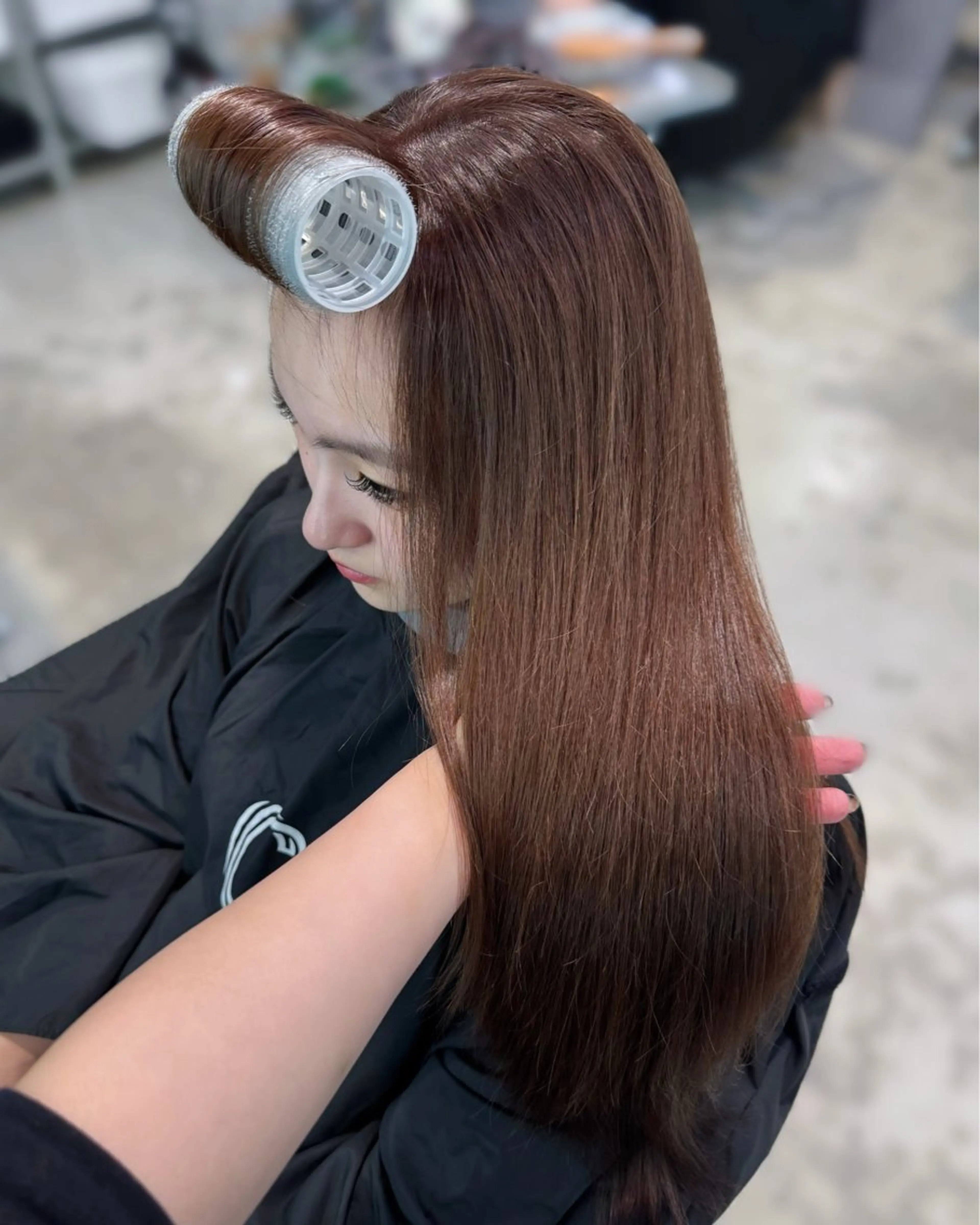 ロング カラー 艶カラー♡クール トレンドヘア♡アユミのヘアスタイル