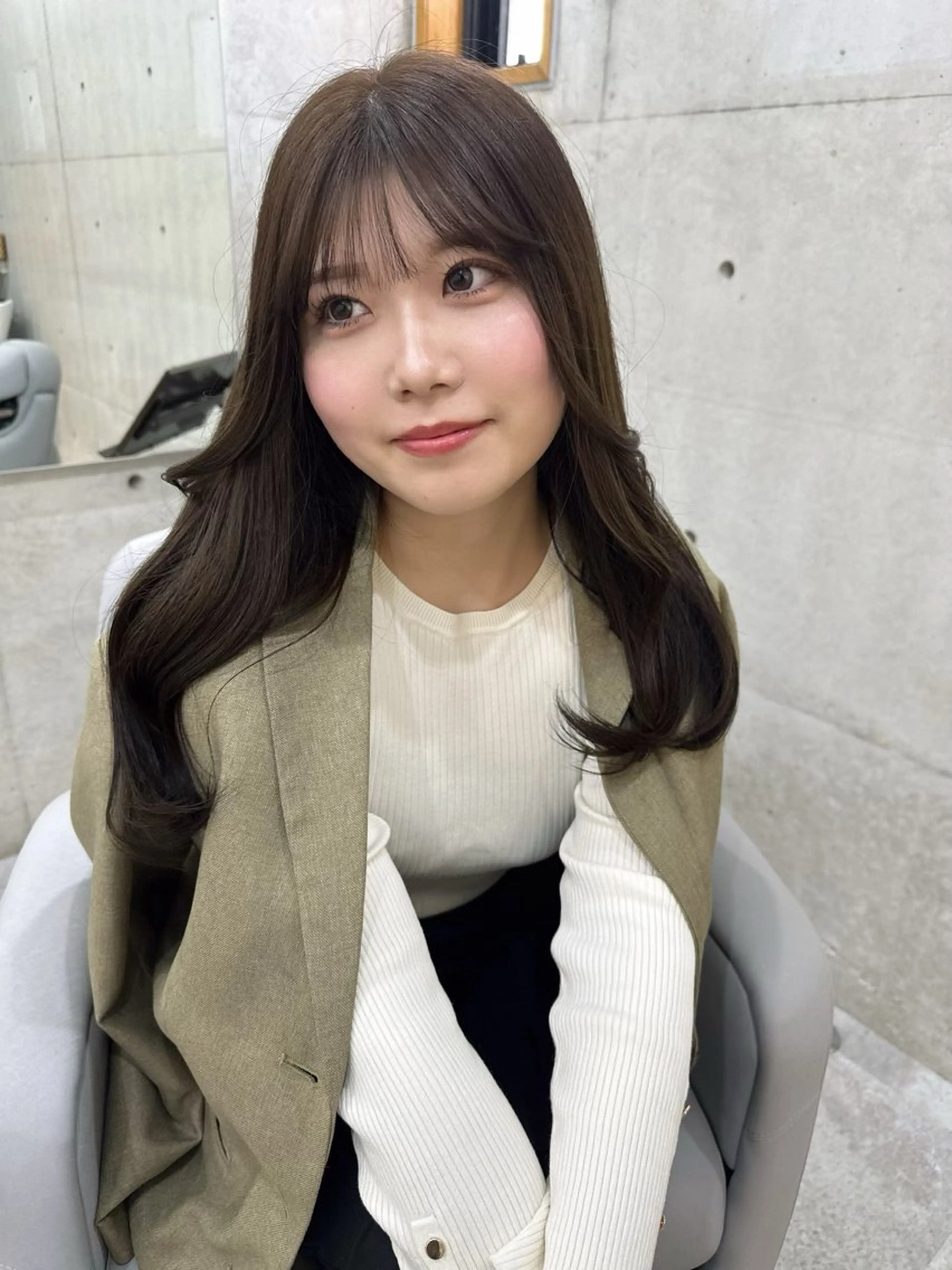 ロング カラー カット ヘアカラー 🩵LOMARLIE 倉敷KARIN🩵のヘアスタイル