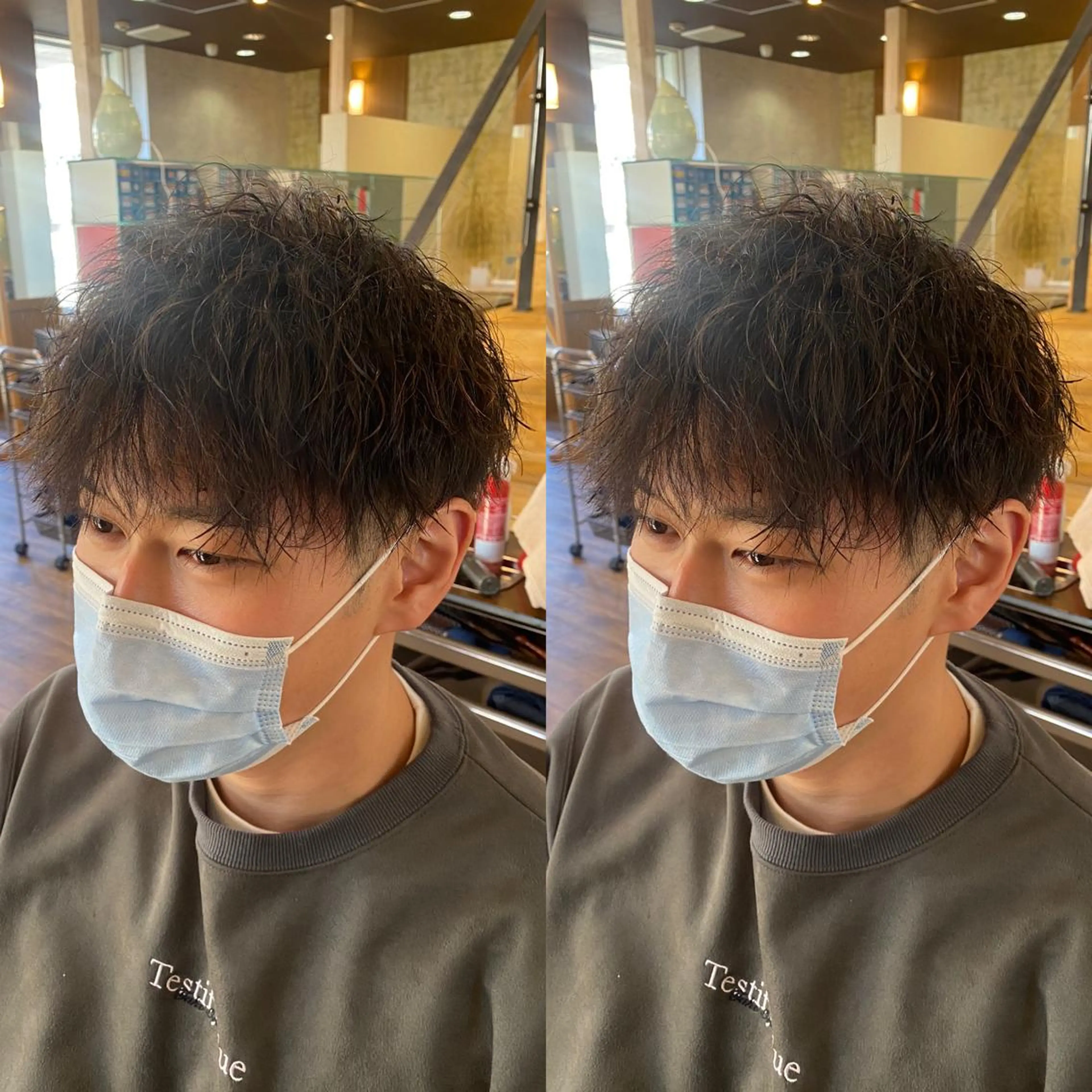 パーマ メンズ パーマ 🐸鈴木 綾乃🐸のヘアスタイル