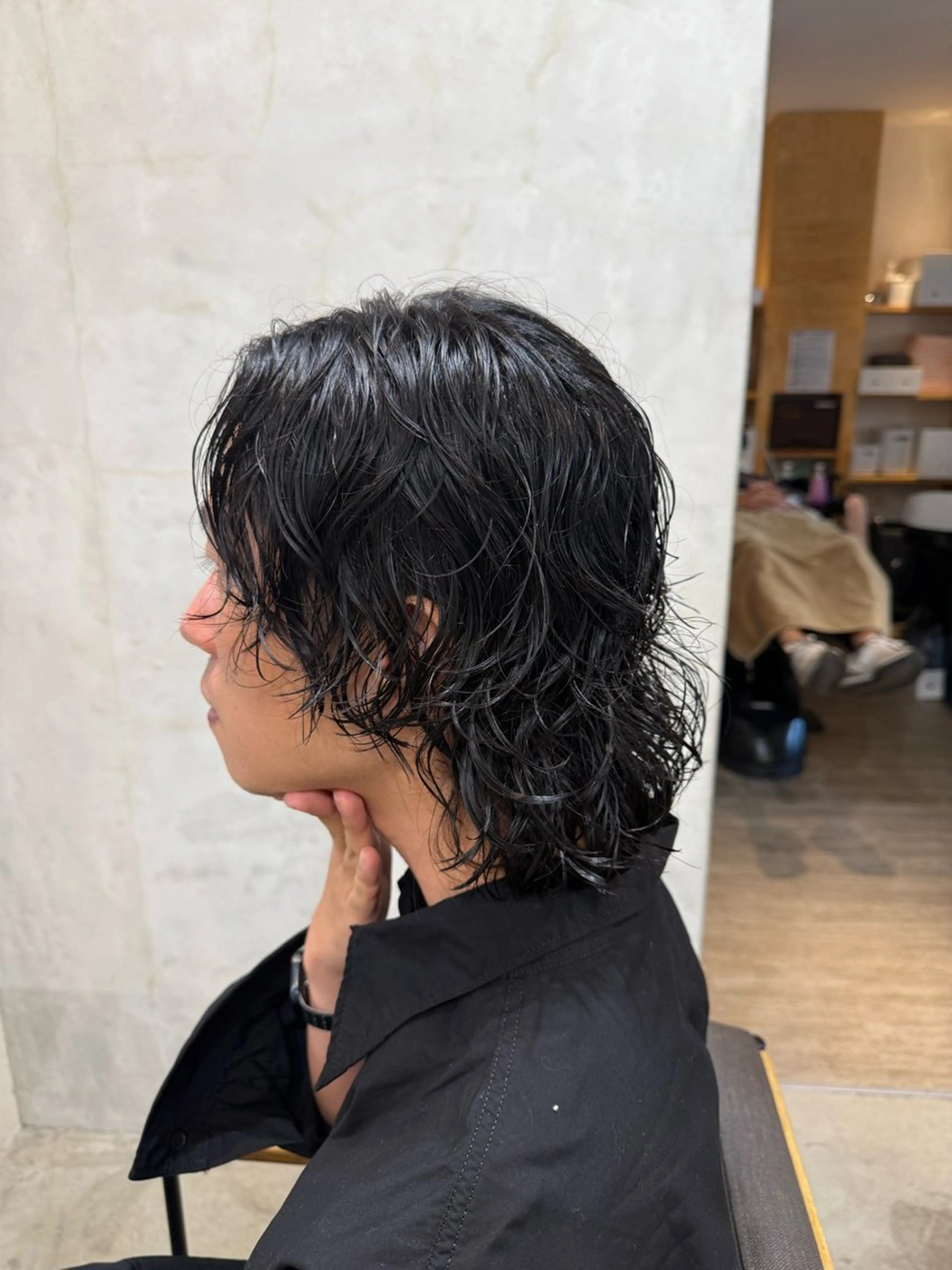 ミディアム パーマ メンズ ミディアムパーマ メンズパーマ スパイラルパーマ カット パーマ 春日井メンズパーマ 🔥KOSEI🔥のヘアスタイル