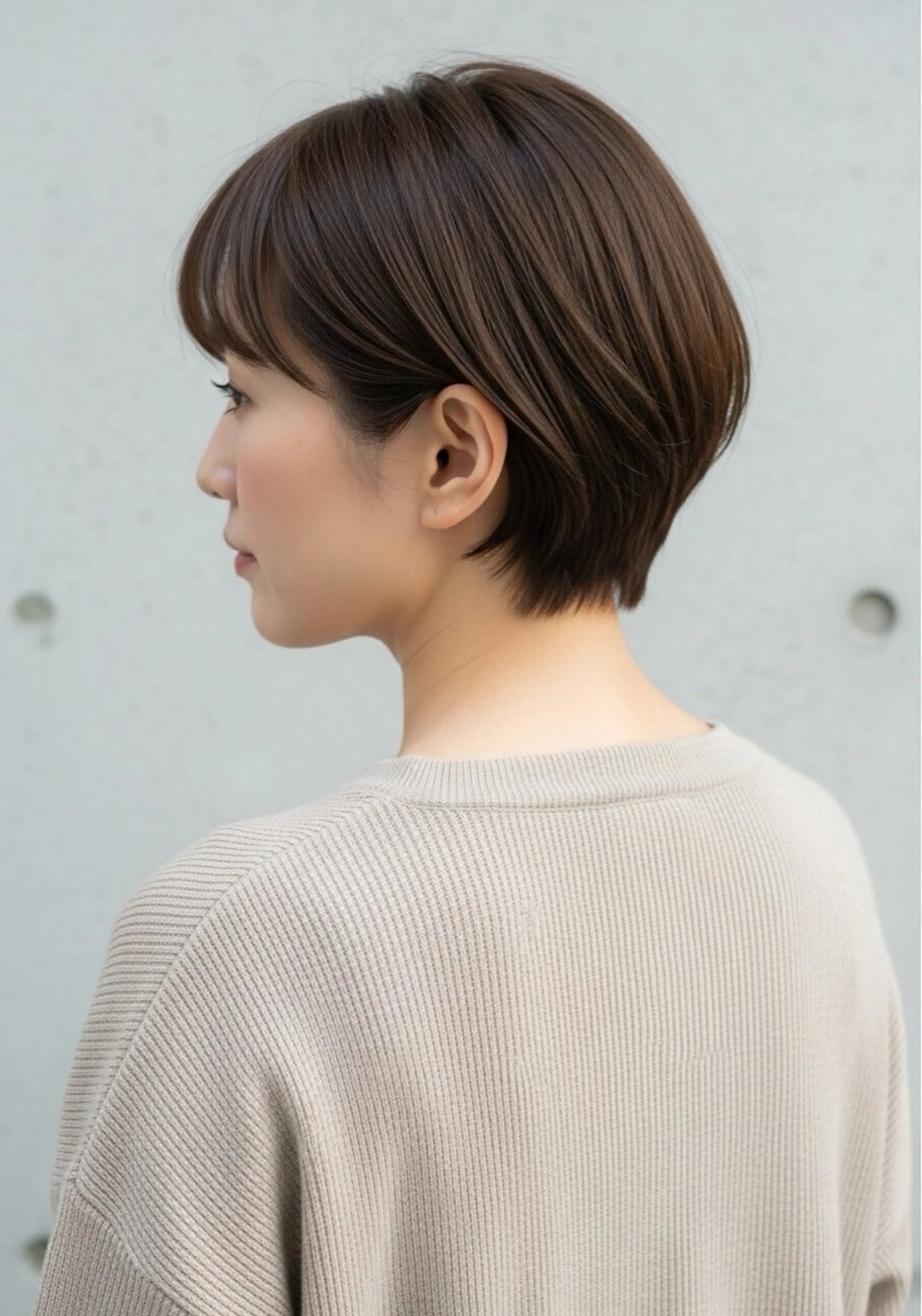 ショート とびまつ /ショート/脱白髪染のヘアスタイル