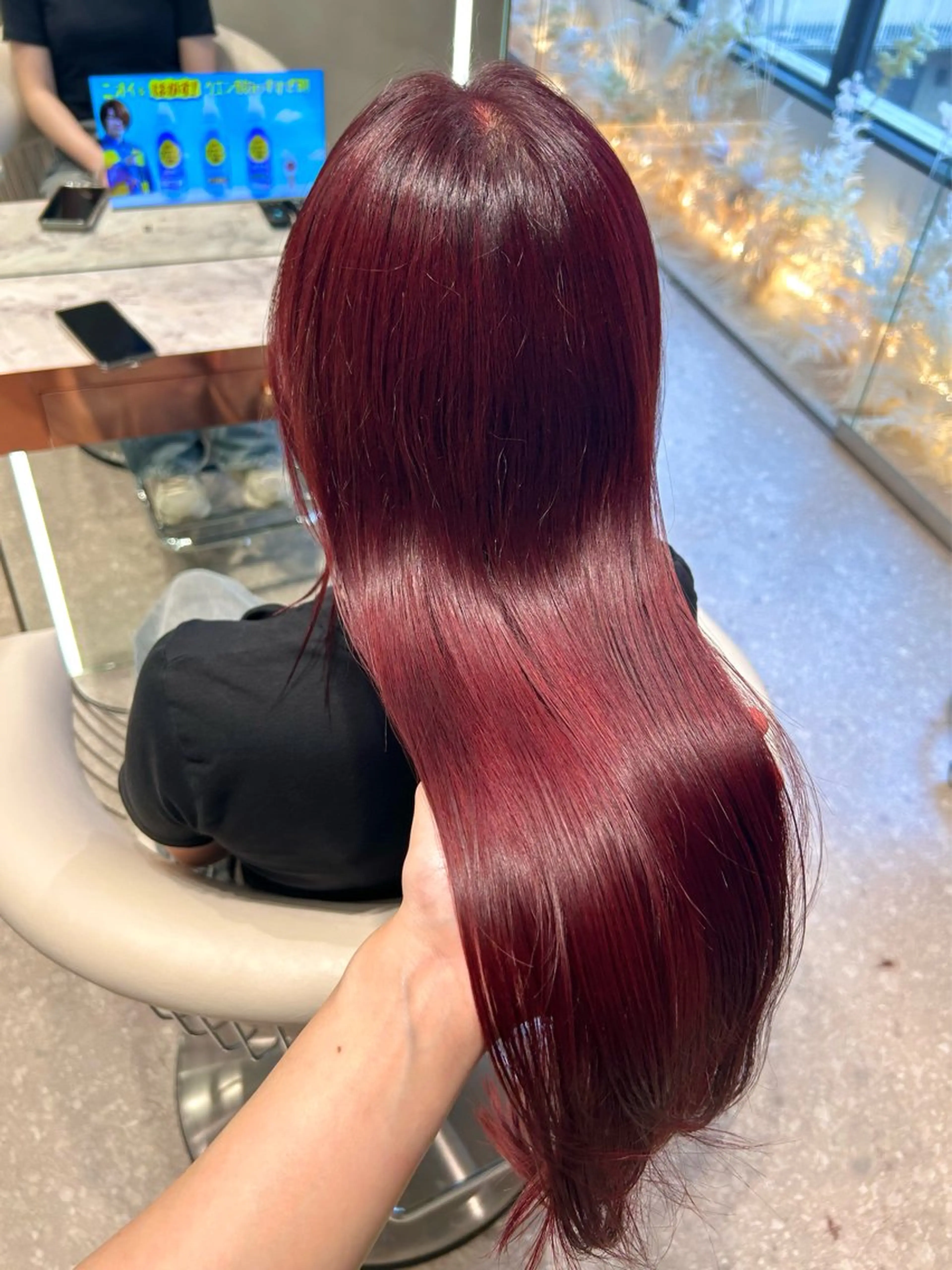 ロング カラー Luce横浜店所属・yuu 🪴 透明感 カラー/メンズパーマのヘアスタイル