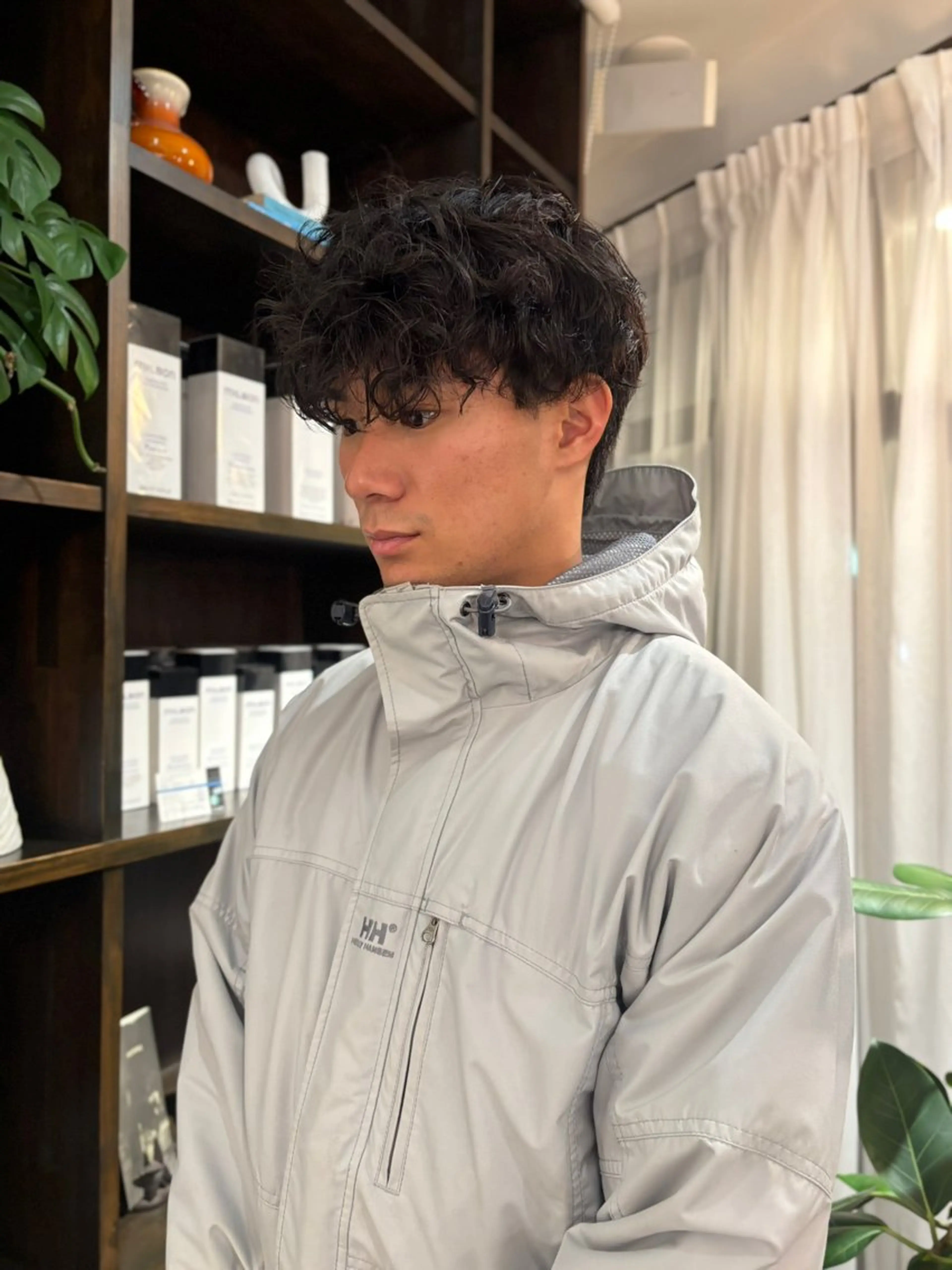 メンズ メンズパーマ カット パーマ メンズパーマ/ 上原琉介のヘアスタイル