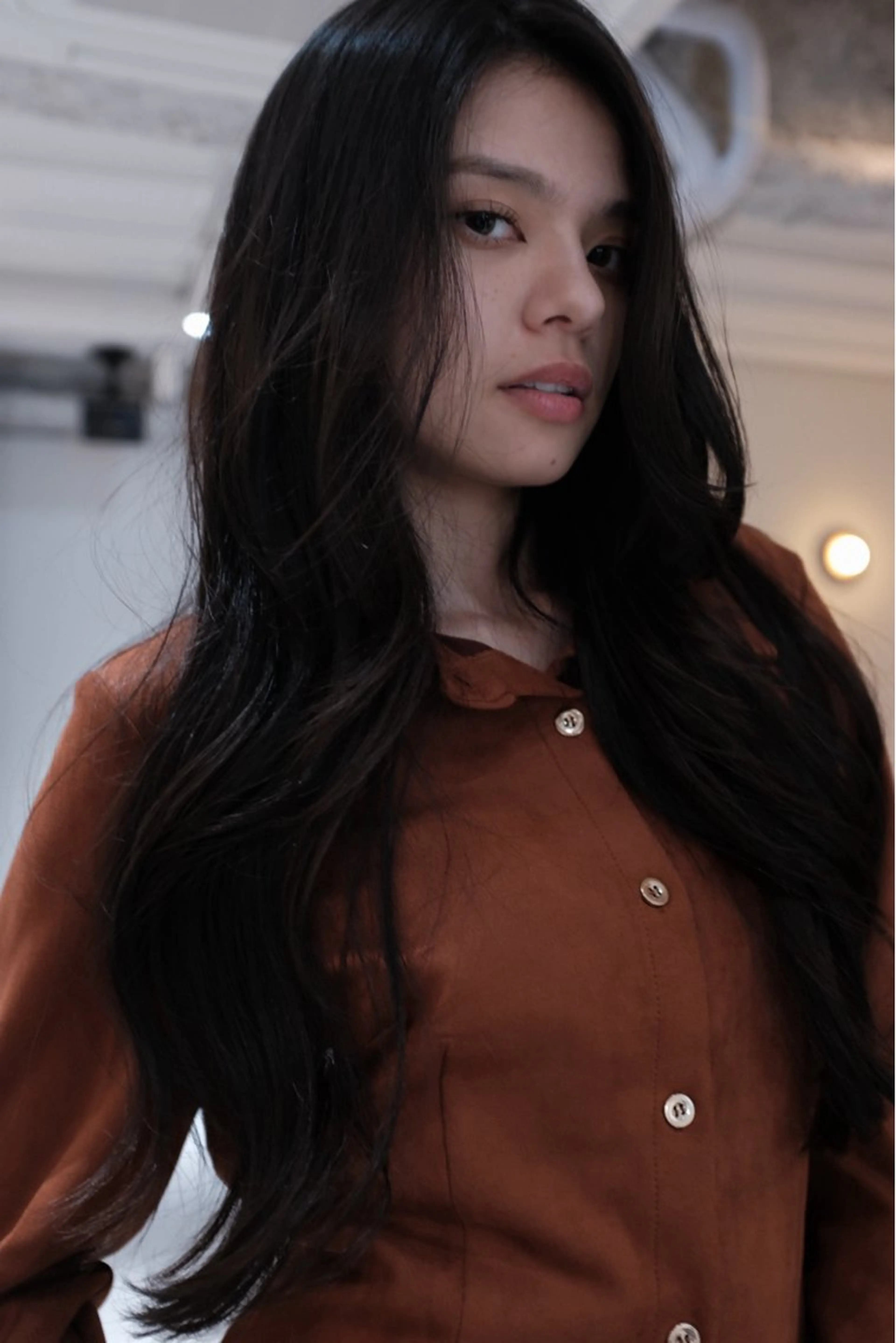 セミロング カラー ヘアアレンジ カット ヘアカラー トリートメント opus 店長大和 レイヤー/赤み消しのヘアスタイル