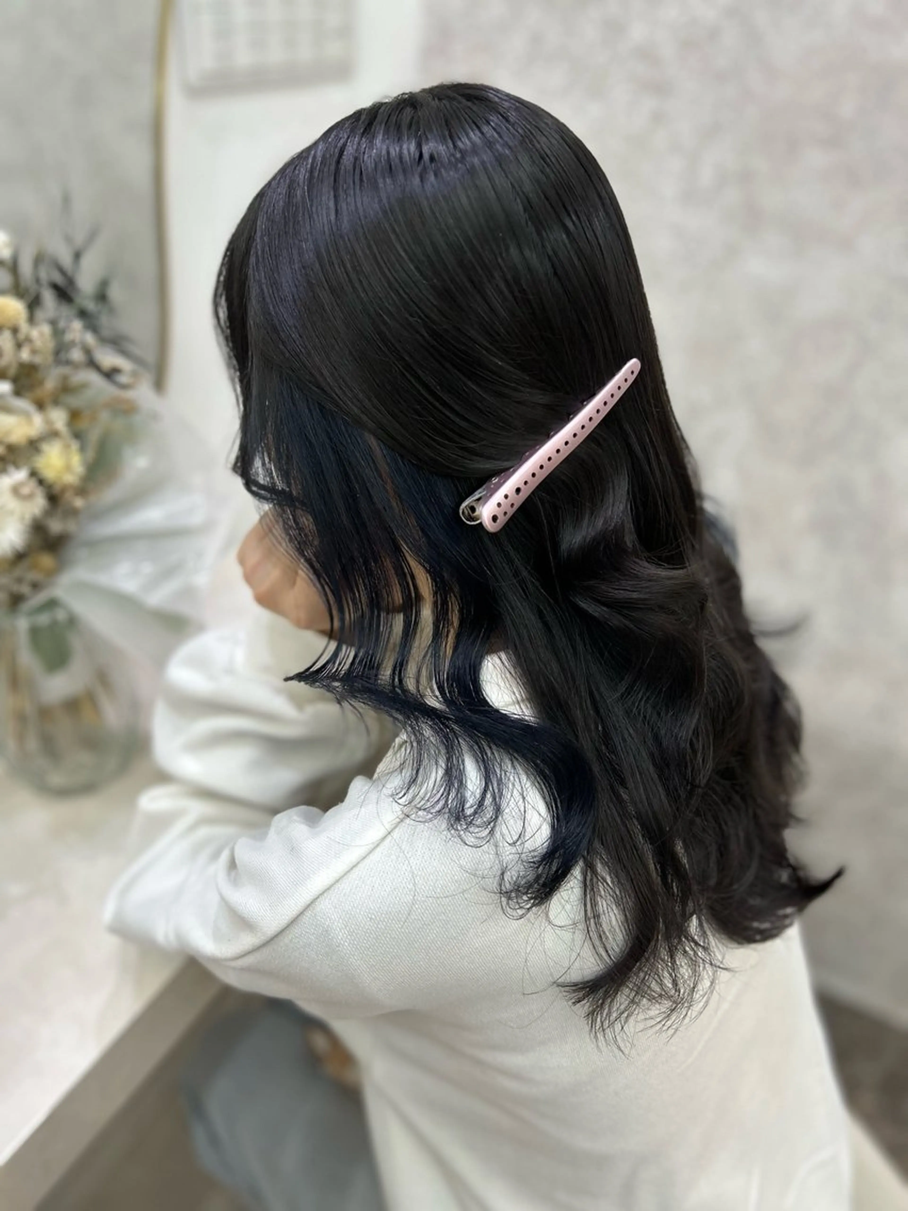 セミロング elubylovis nanaseのヘアスタイル