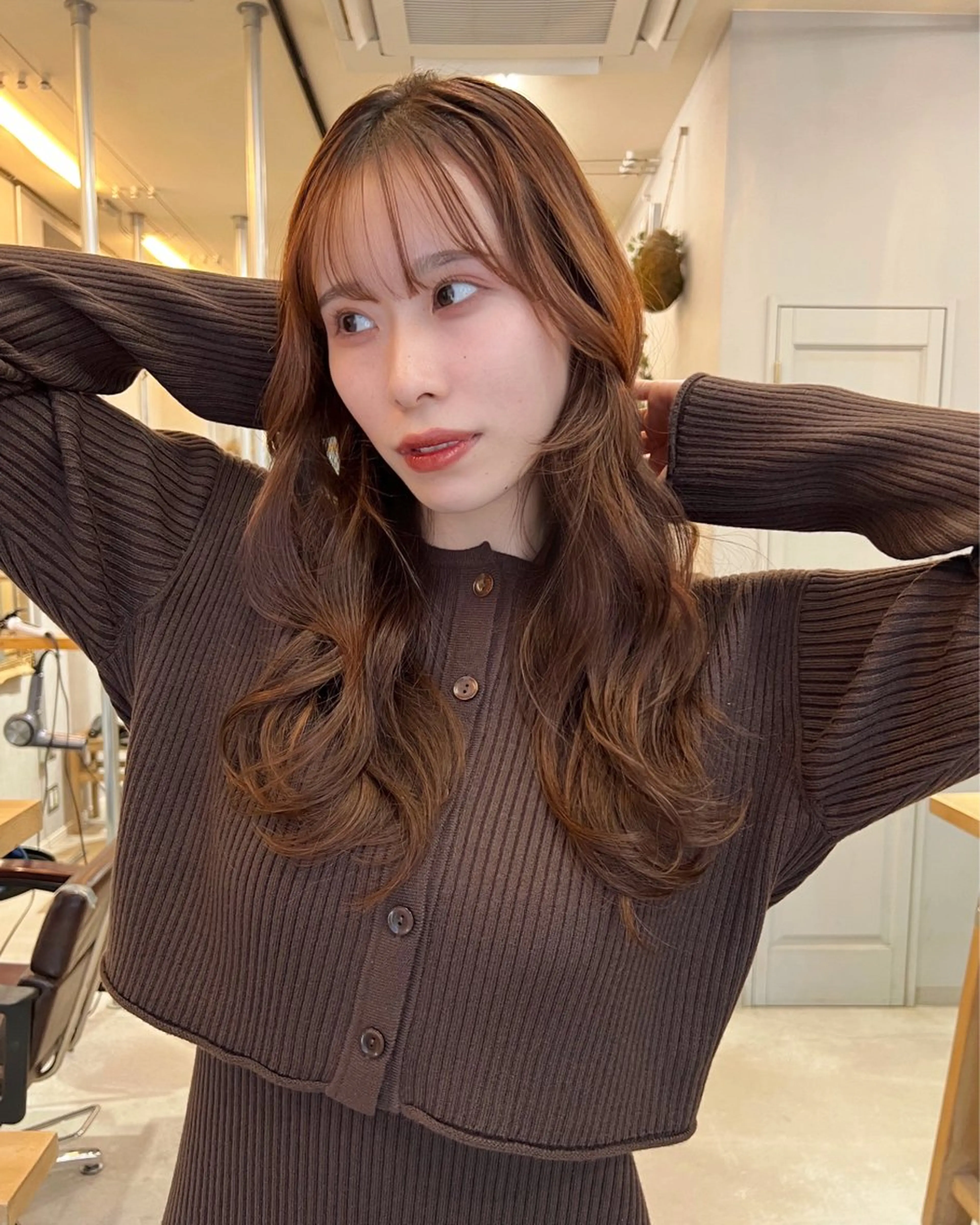 ロング Asobi所属・透明感♡くすみカラー 🍏Haruka🍏のヘアスタイル