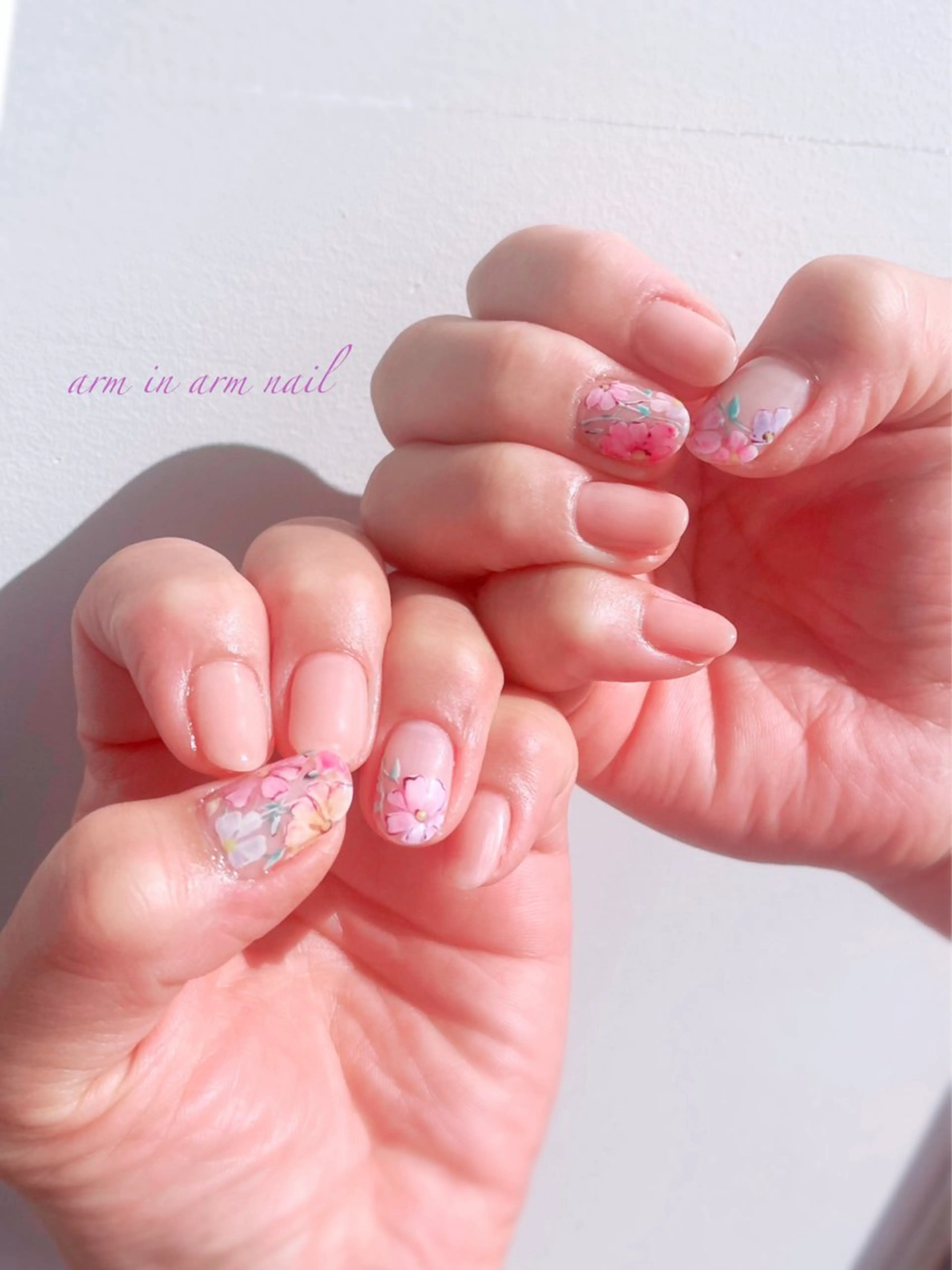 ネイル arm in arm ︎✿Yamamotoのマツエク・マツパデザイン