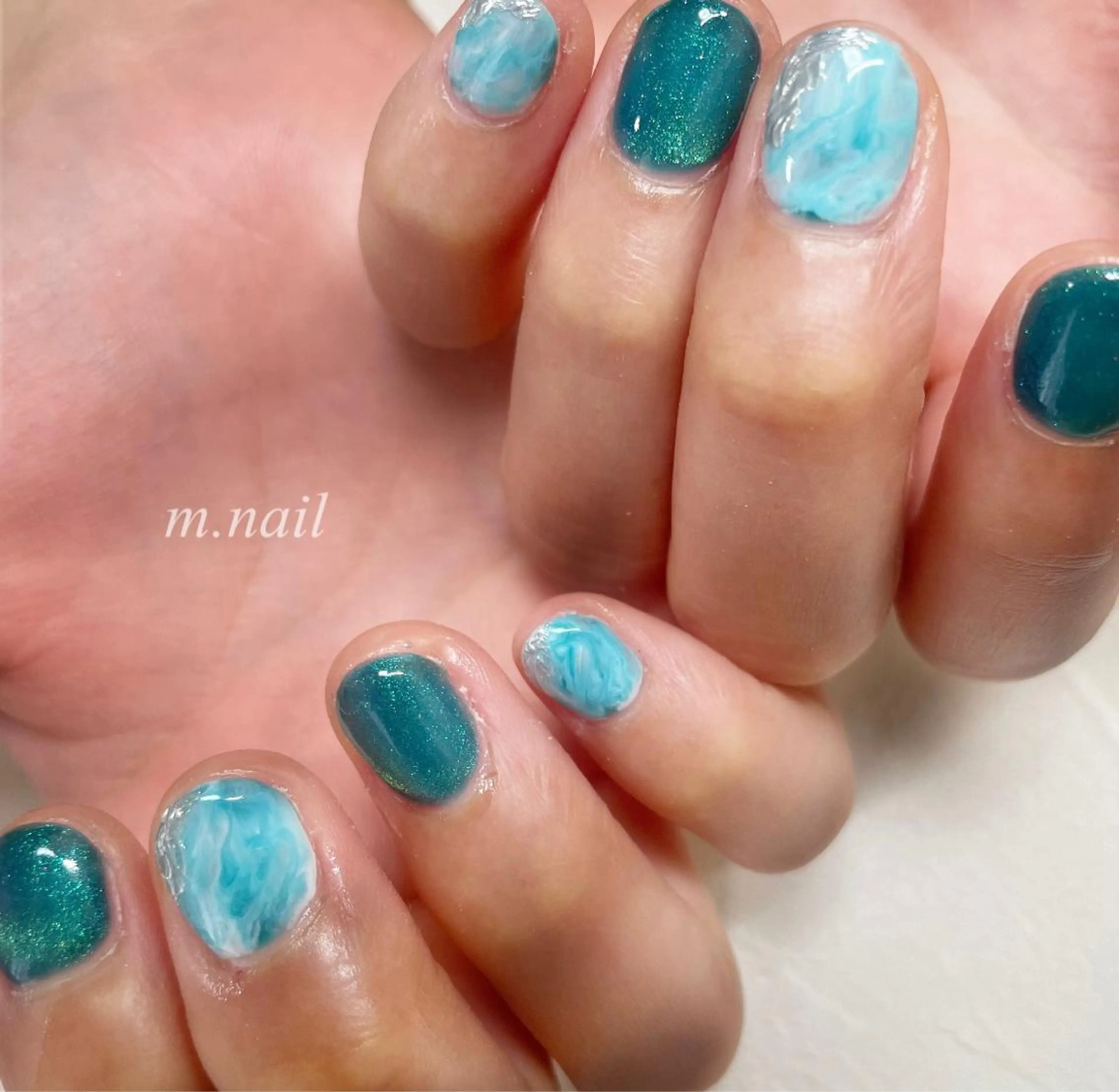 ネイル マグネットネイル ハンドネイル m.nail salonのネイルデザイン