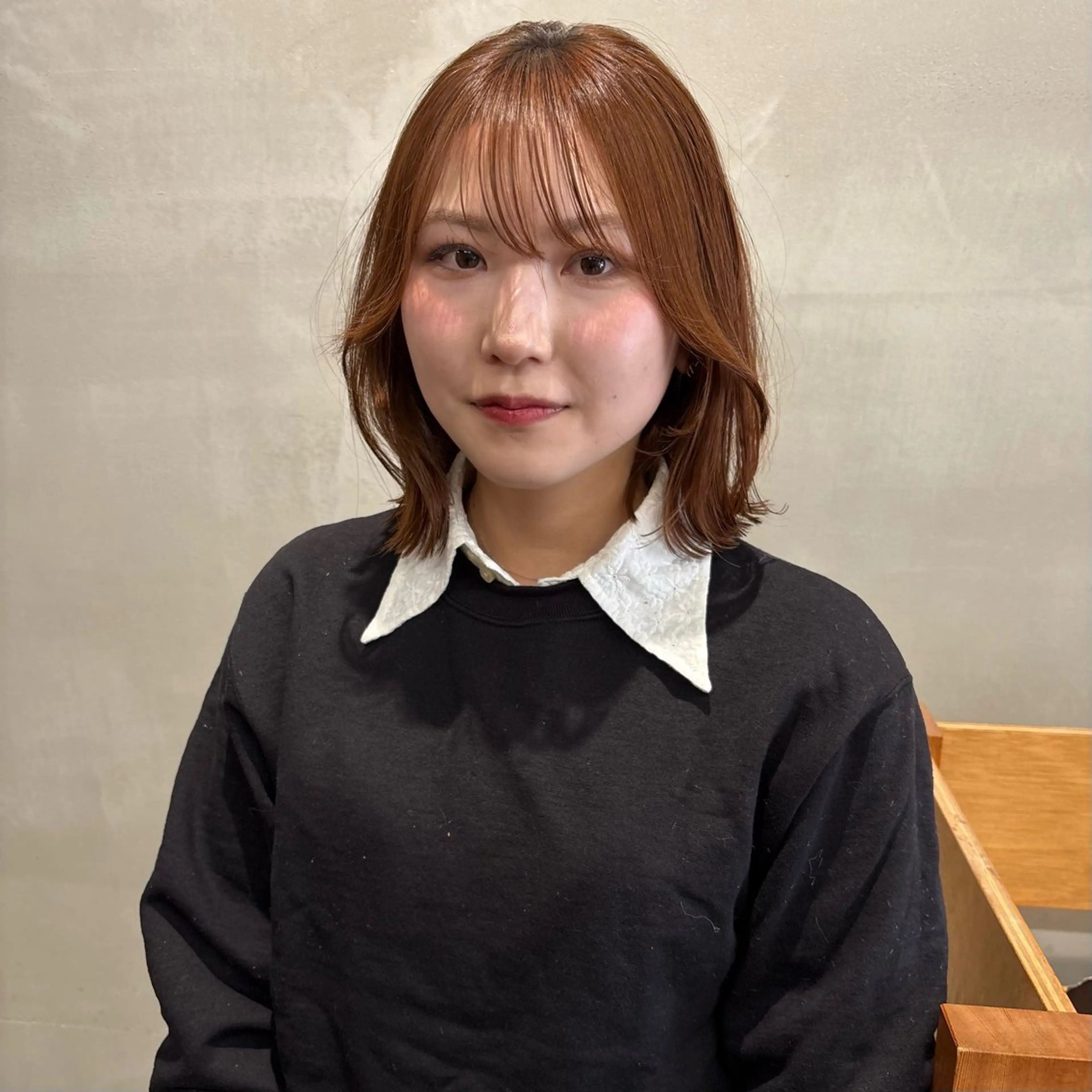 ミディアム rukia : パーマモデル様大募集のヘアスタイル