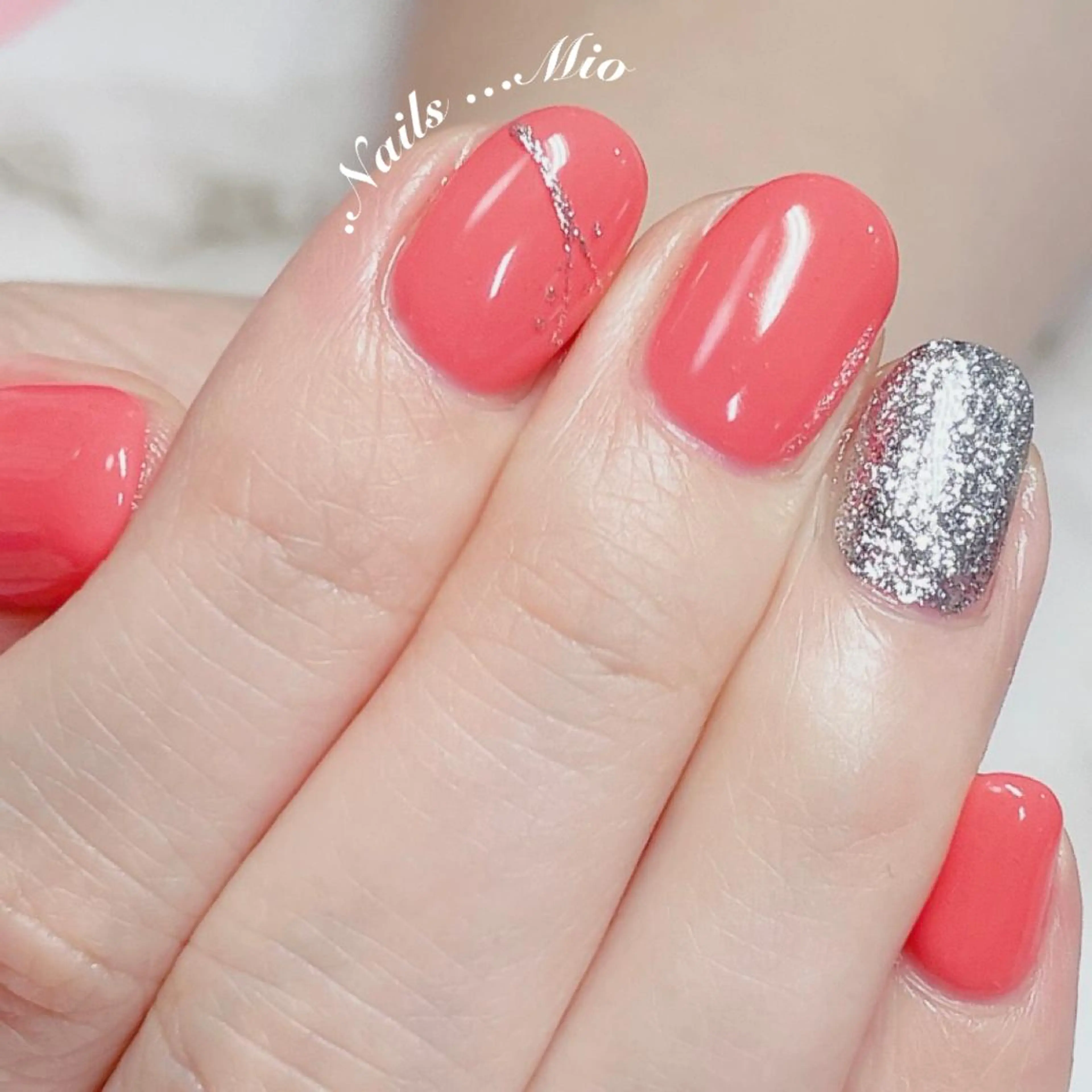 ネイル アートネイル ジェルネイル ワンカラーネイル .Nails Mio 赤羽西ネイルサロンのネイルデザイン