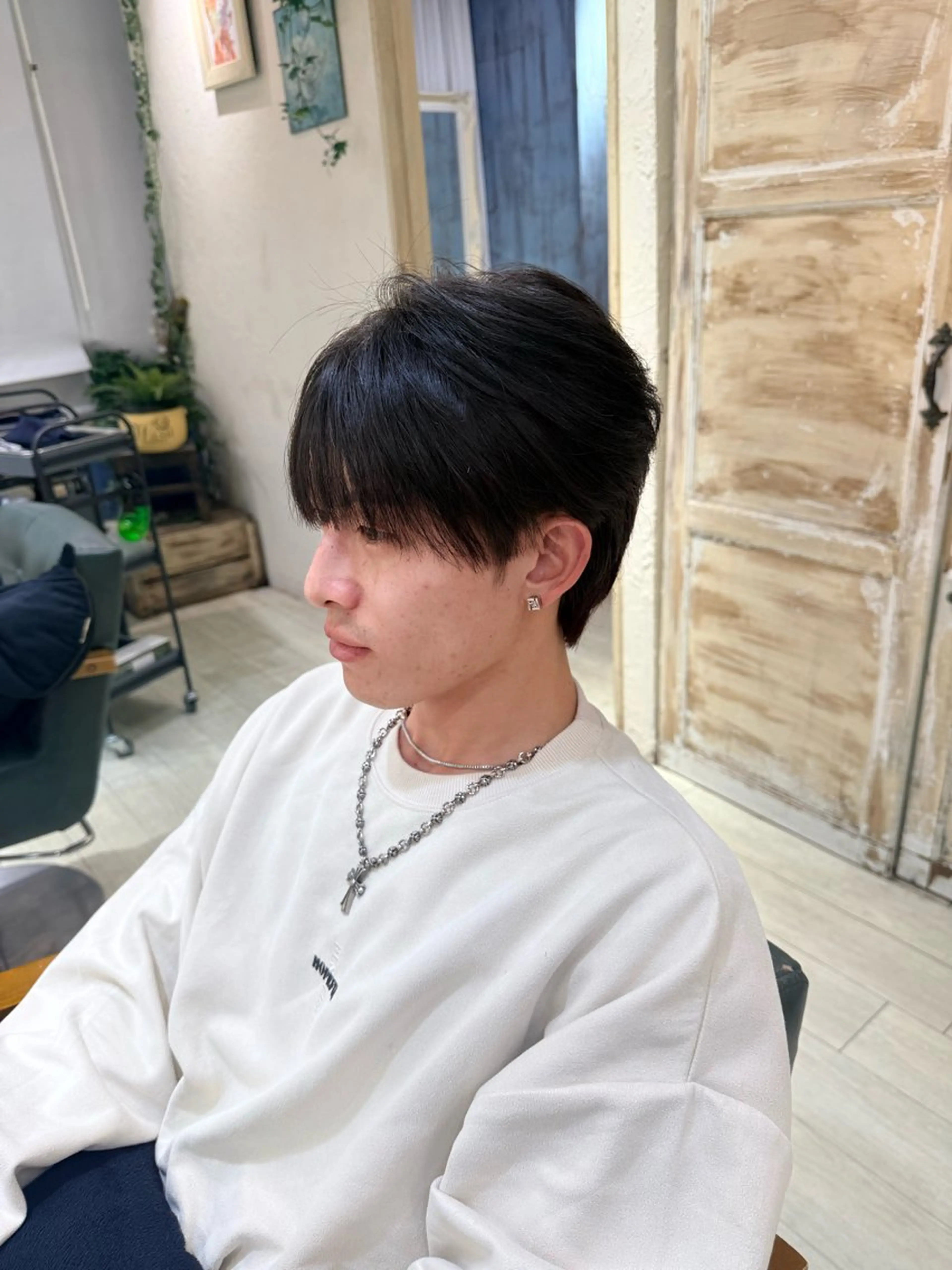 カラー パーマ メンズ hair rescue kapra所属・笹部 輝琉のヘアスタイル