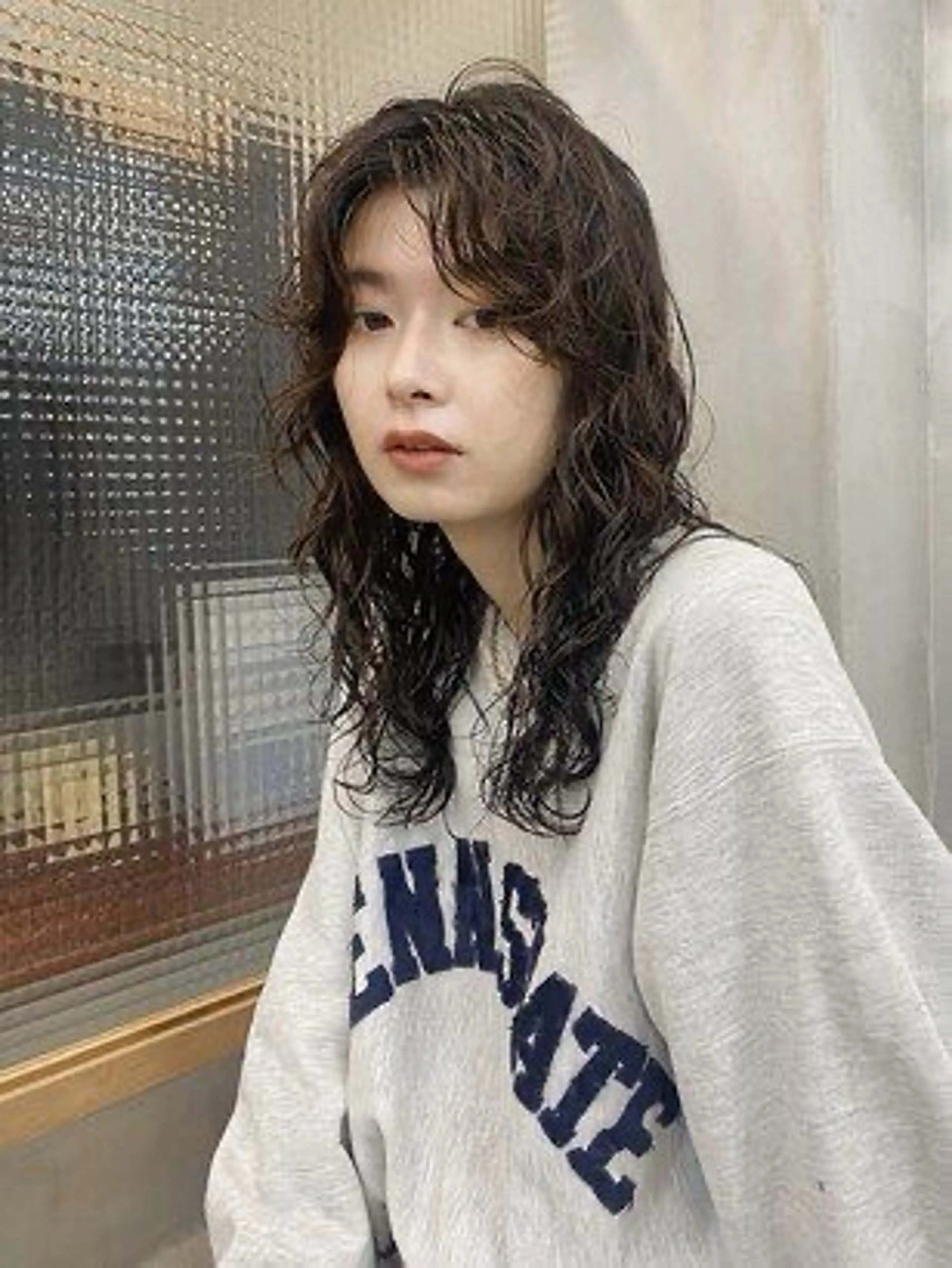 ロング 🎀調布仙川透明感オ リーブカラー干莉🎀のヘアスタイル