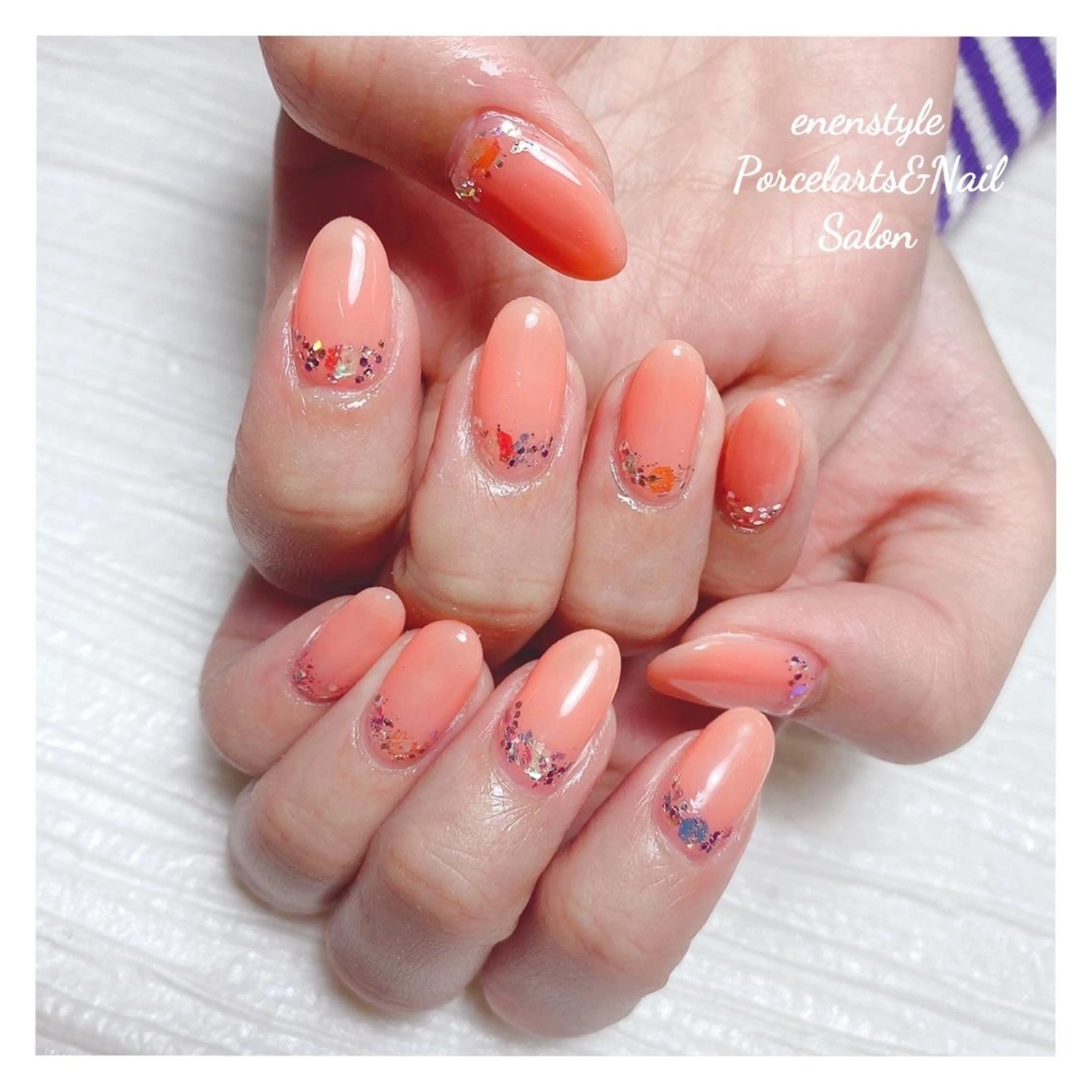 ミディアム ネイル 👑enen style👑のネイルデザイン