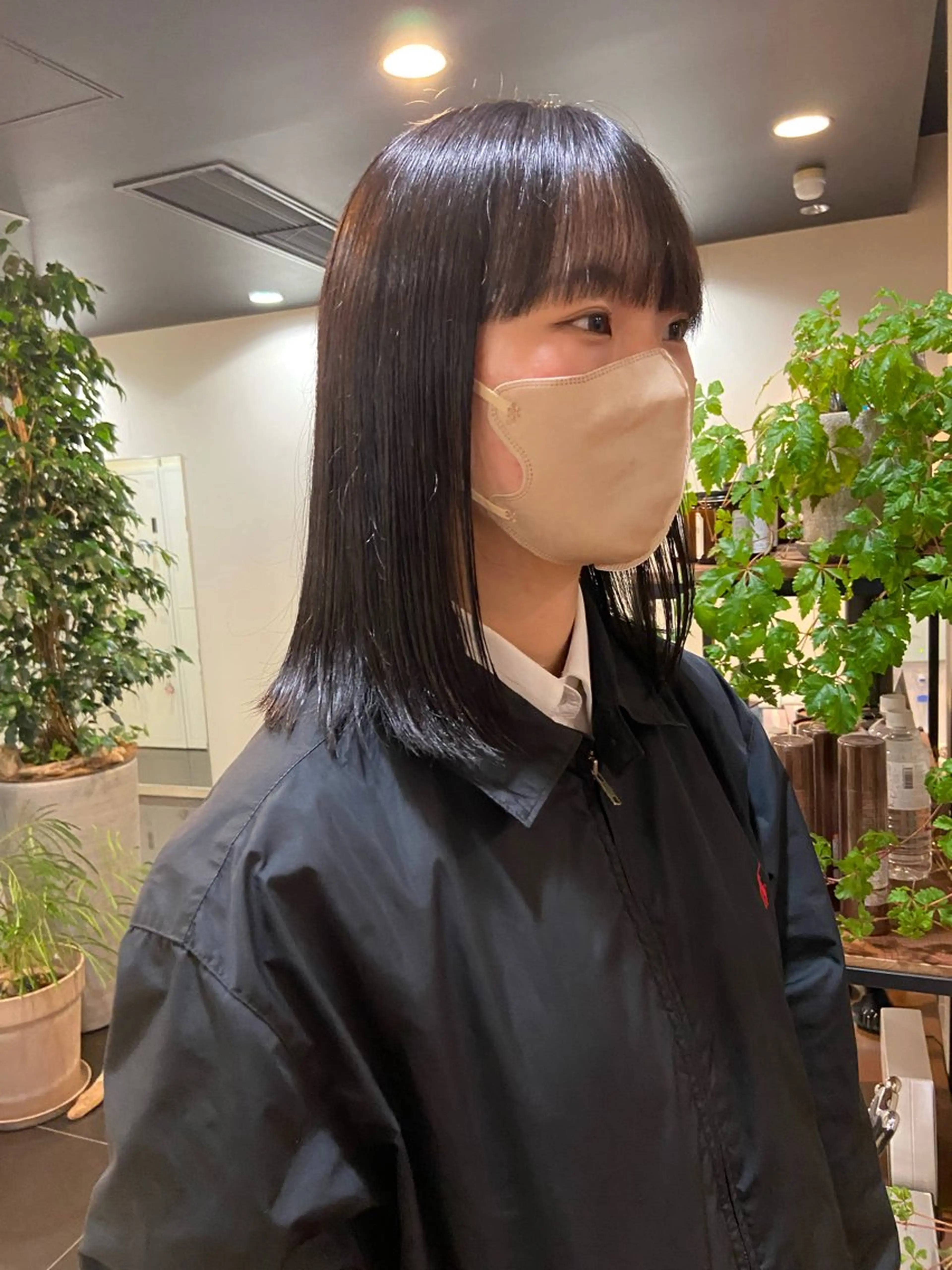 ミディアム ダブルカラーベージュ カラー/tuburaのヘアスタイル