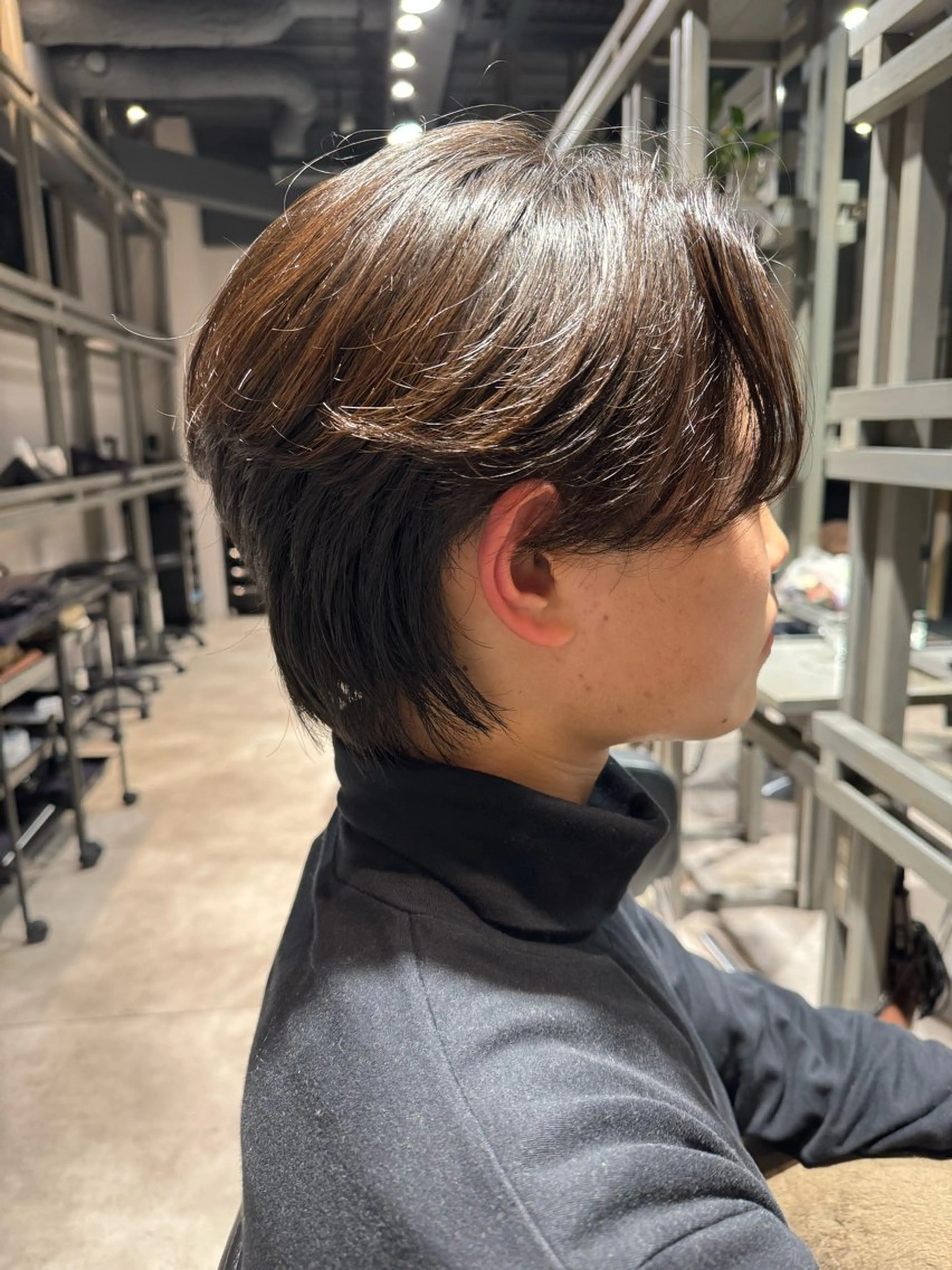 ミディアム メンズ センターパート メンズウルフカット ウルフカット Dxxxx III所属・女性目線の大人 メンズ*Ayakaのヘアスタイル